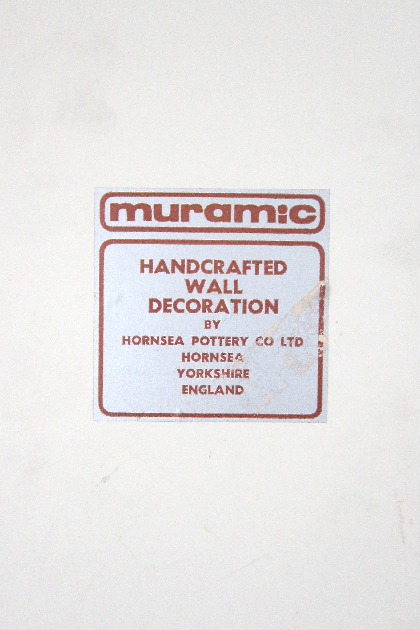 John Clappison peacock wall plaque