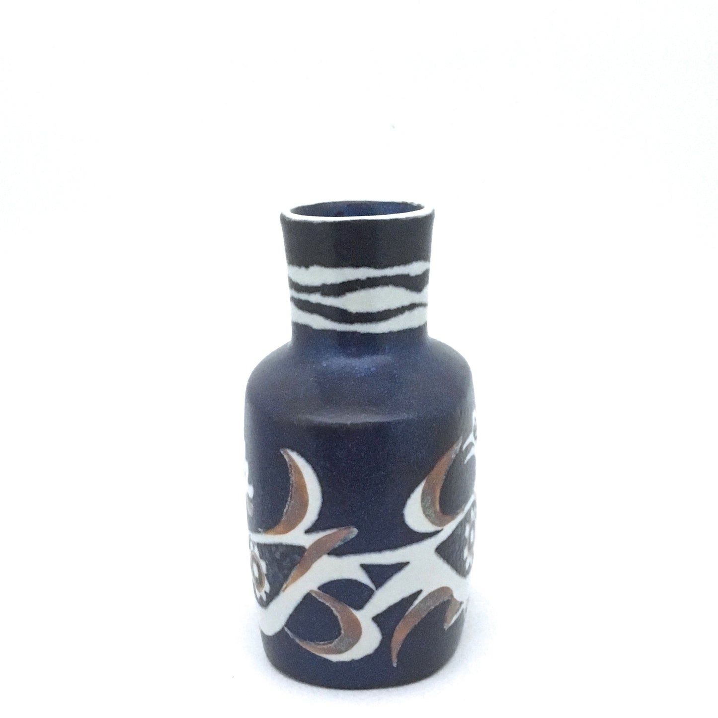 Royal Copenhagen faience 'Baca' birds vase #2 ~ Nils Thorsson