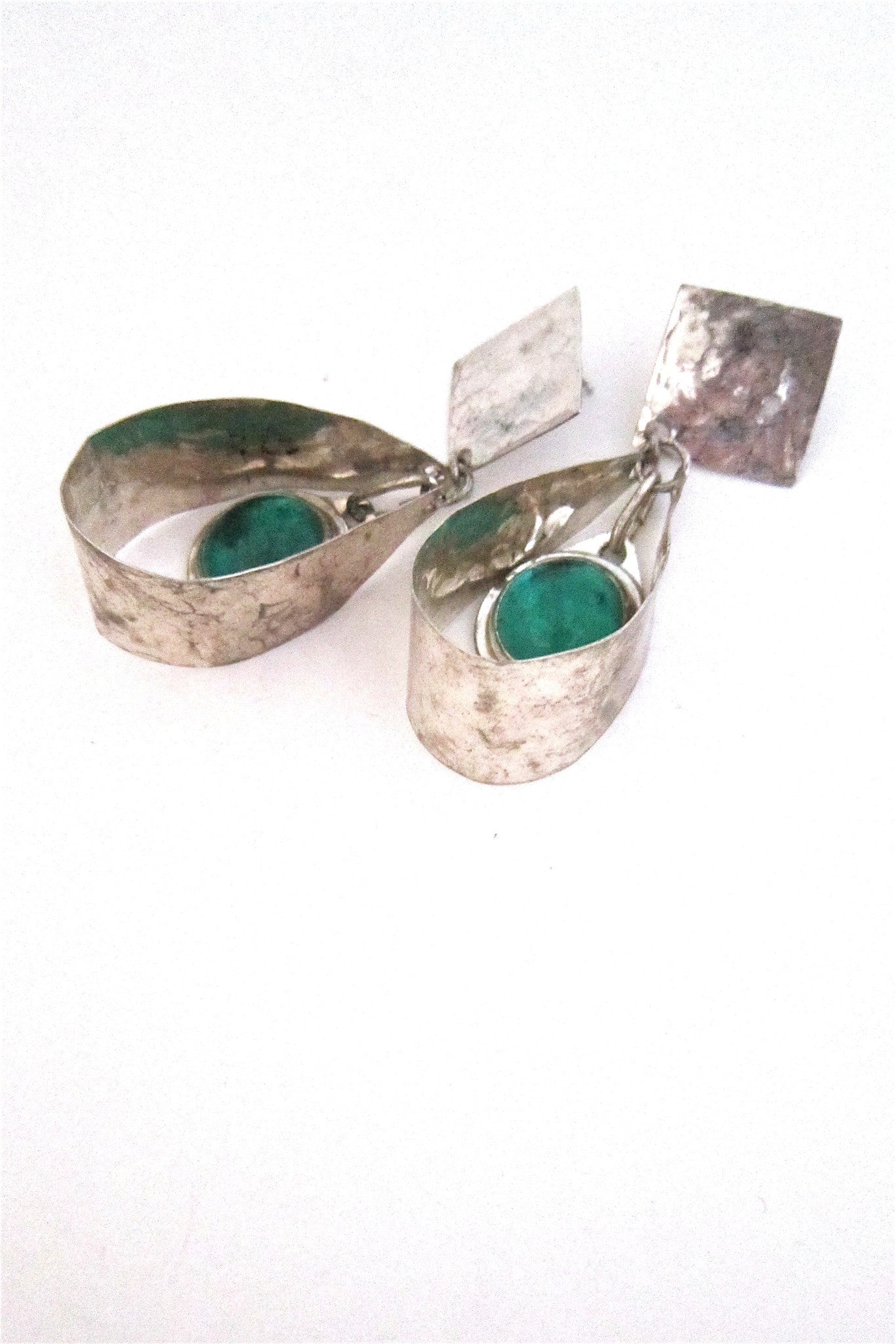 Rafael Alfandary, Canada sterling silver drop earrings