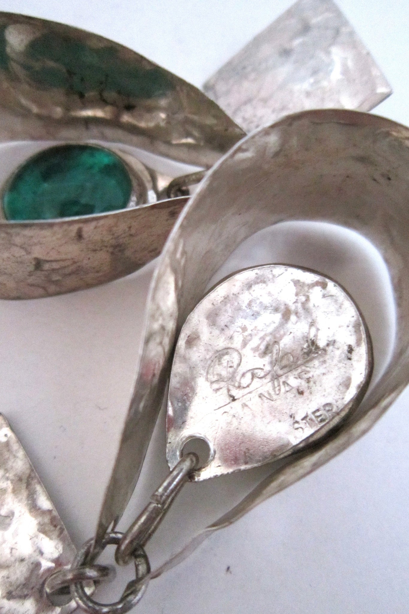 Rafael sterling drop earrings