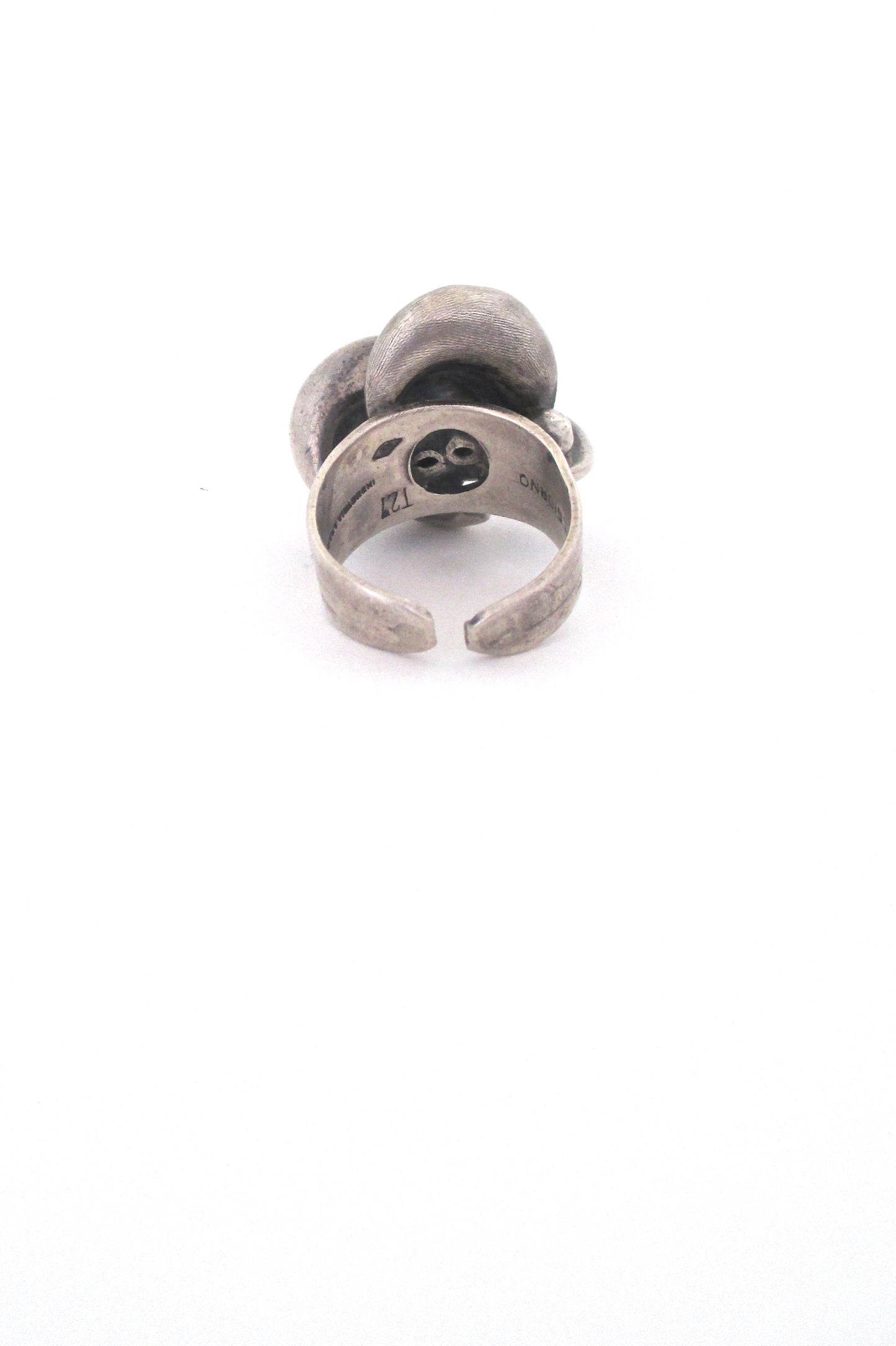 Antonio Belgiorno silver swirls ring