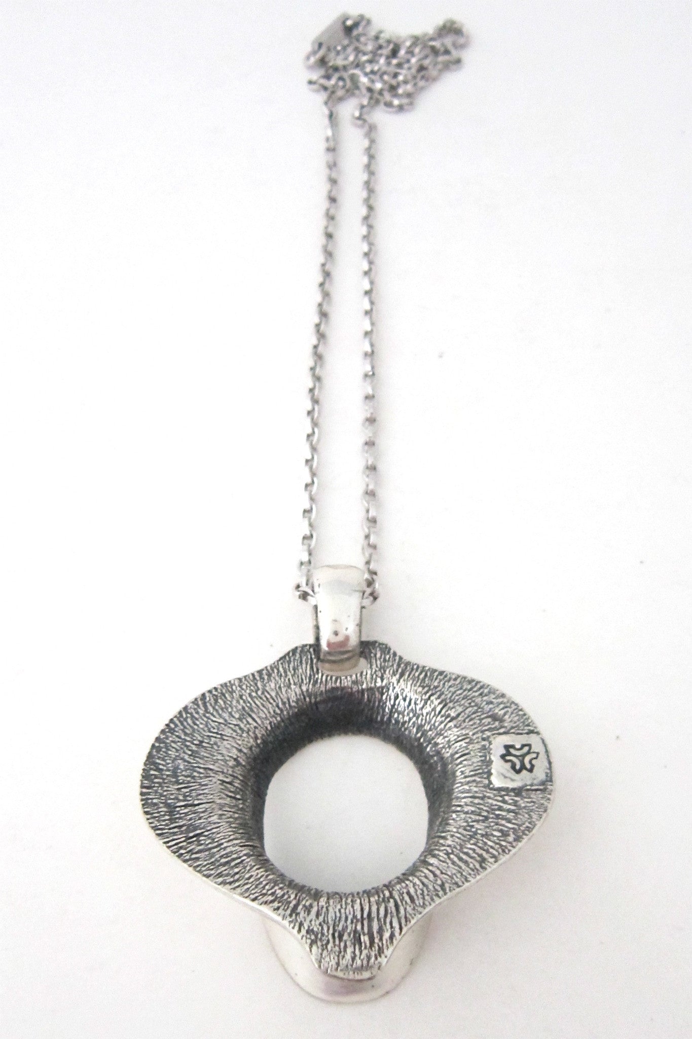 Guy Vidal brutalist 'vertebra' necklace
