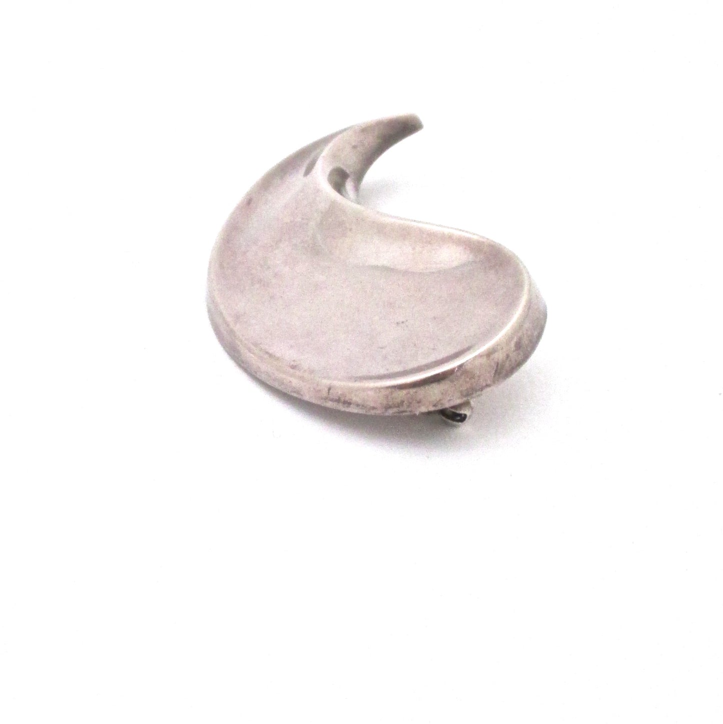 detail Anton Michelsen Denmark vintage Persian Palm brooch by Karen Strand Scandinavian Modernist jewelry design