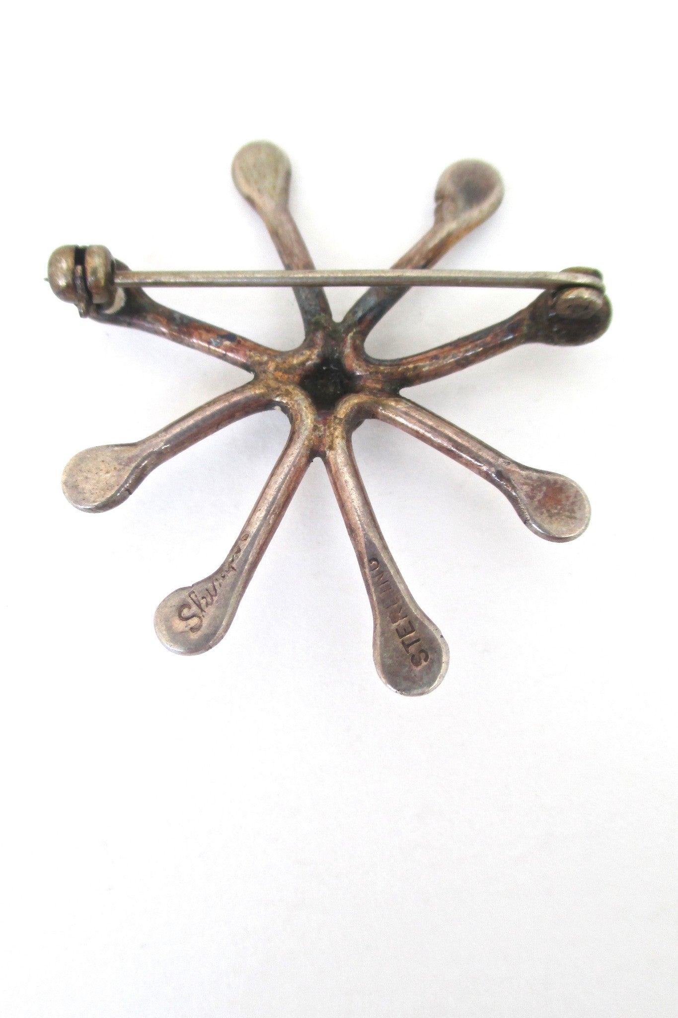 Joseph Skinger 'atomic starburst' brooch