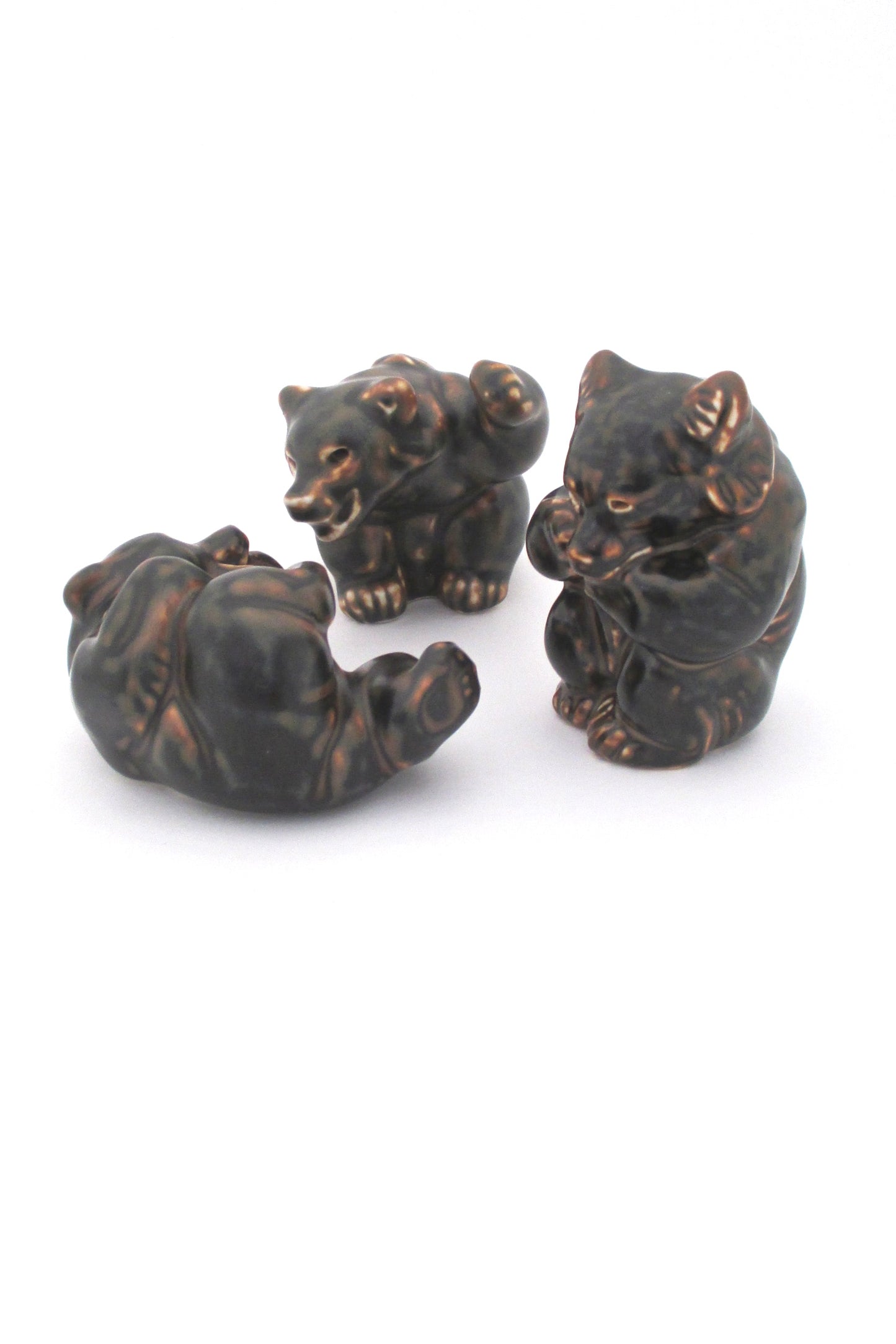 Royal Copenhagen Knud Kyhn bear cub #5 - paw up