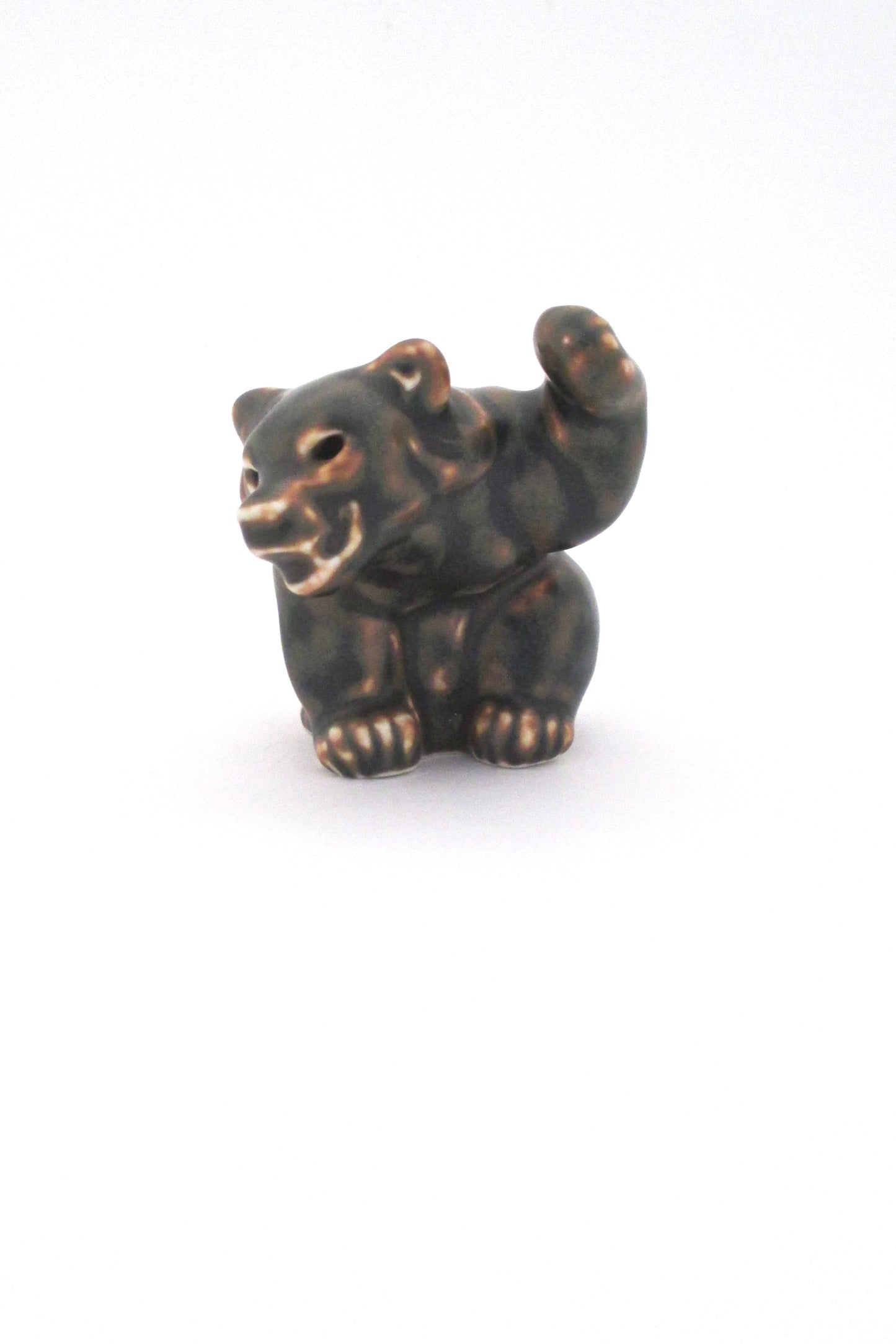 Royal Copenhagen Knud Kyhn bear cub #5 - paw up