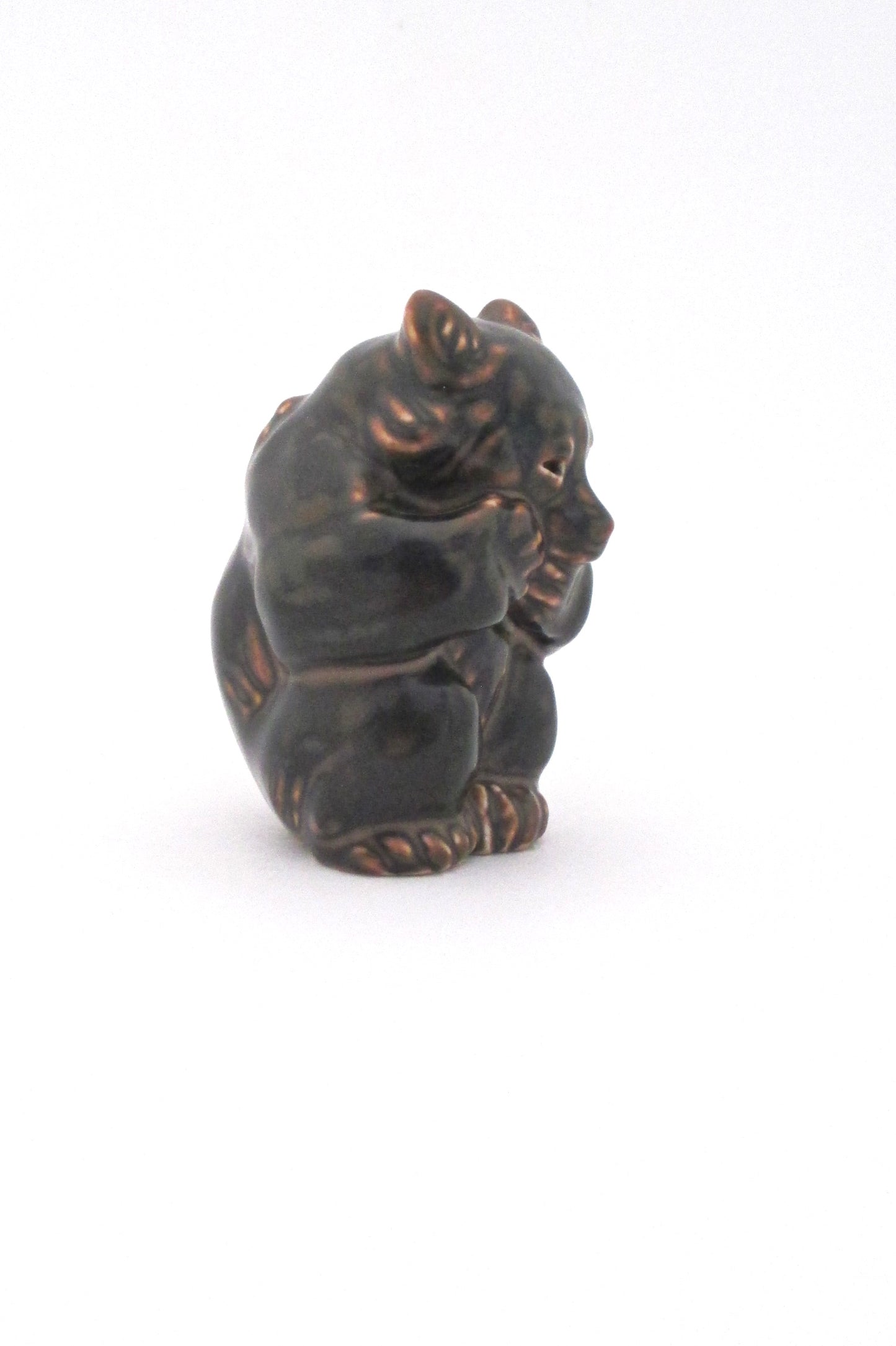 Royal Copenhagen Knud Kyhn bear cub #4 - laughing