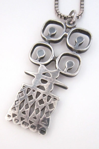 Jorma Laine silver pendant necklace