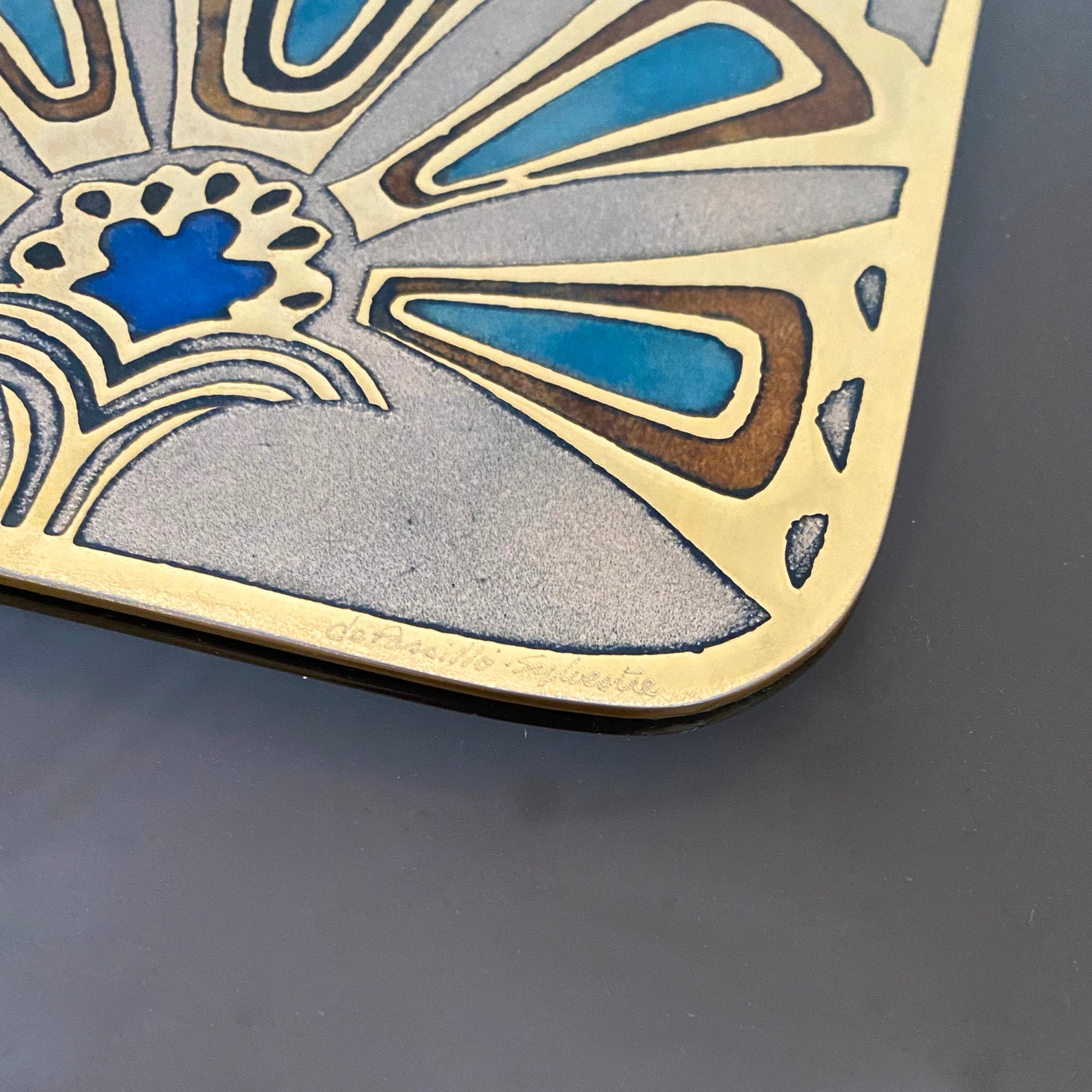 de Passille-Sylvestre enamel wall plaque