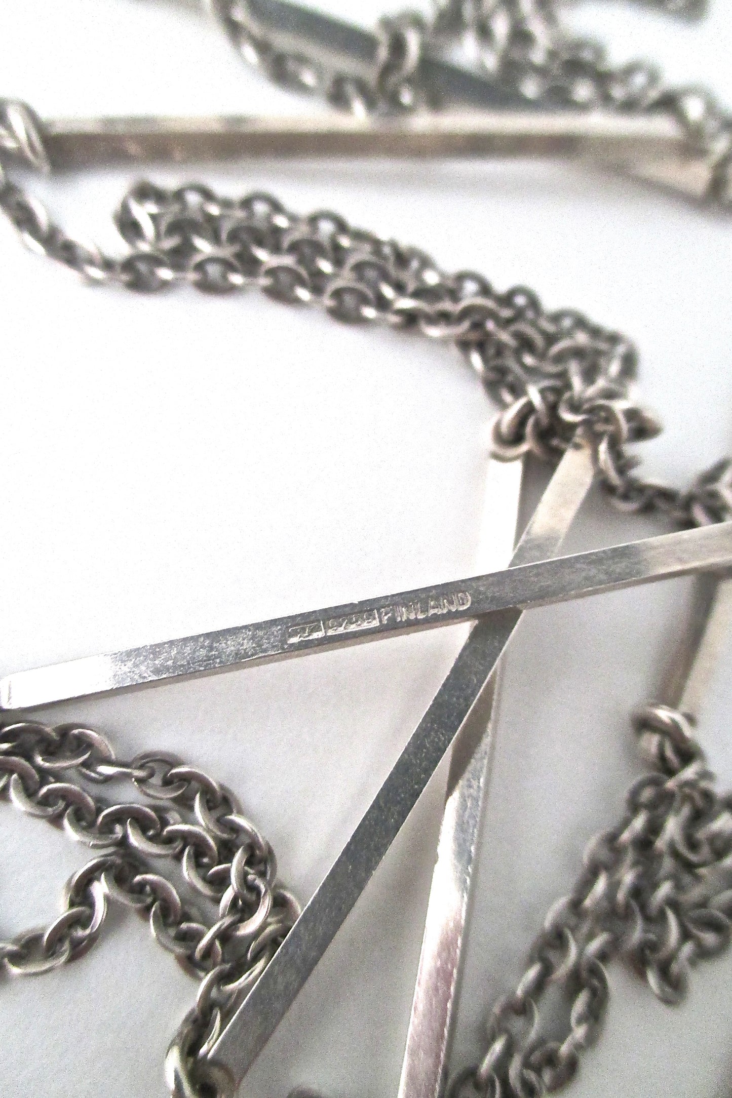 Elis Kauppi long link silver chain