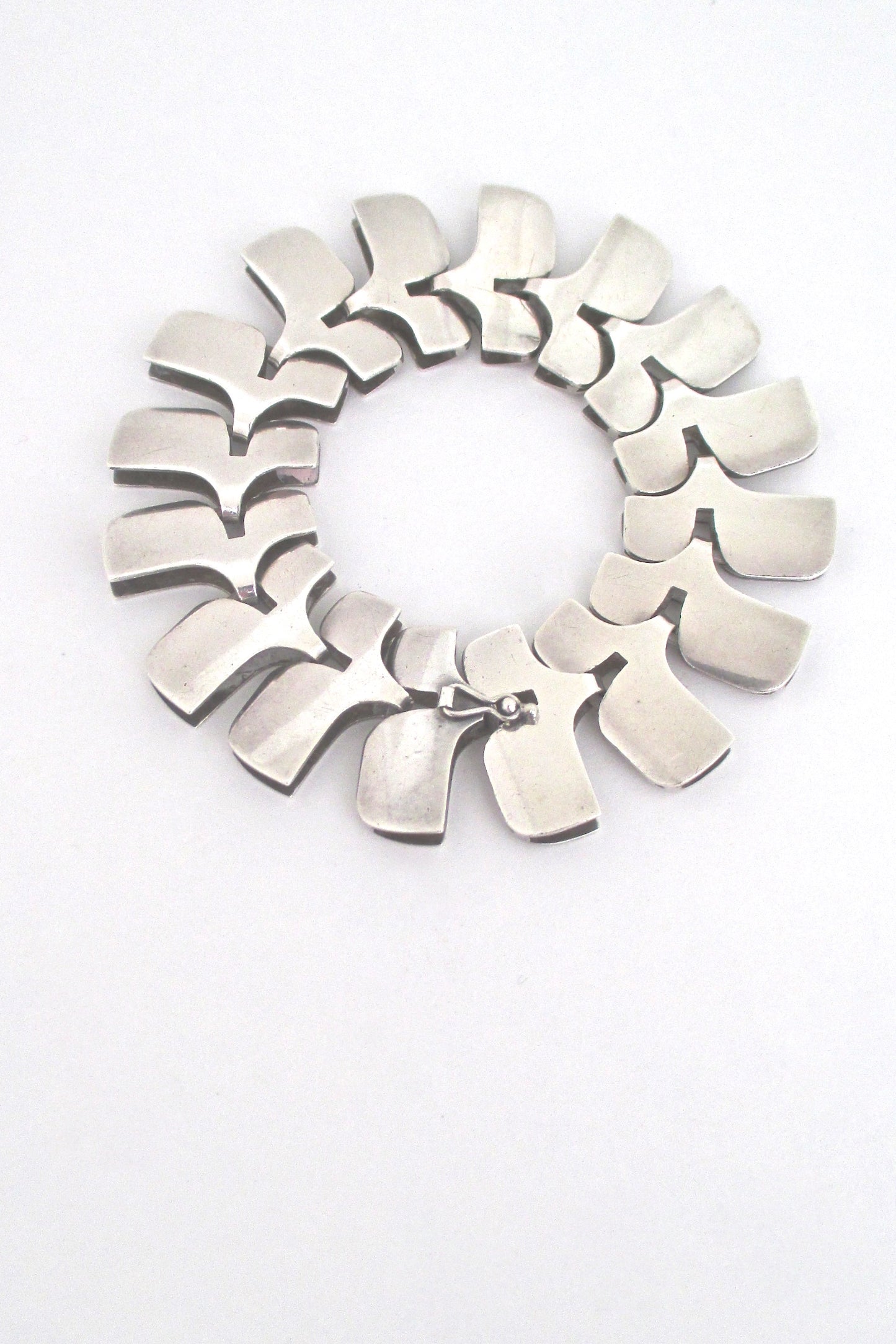Georg Jensen Denmark vintage mid century Scandinavian Modern silver bracelet 149B by Ibe Dahlquist