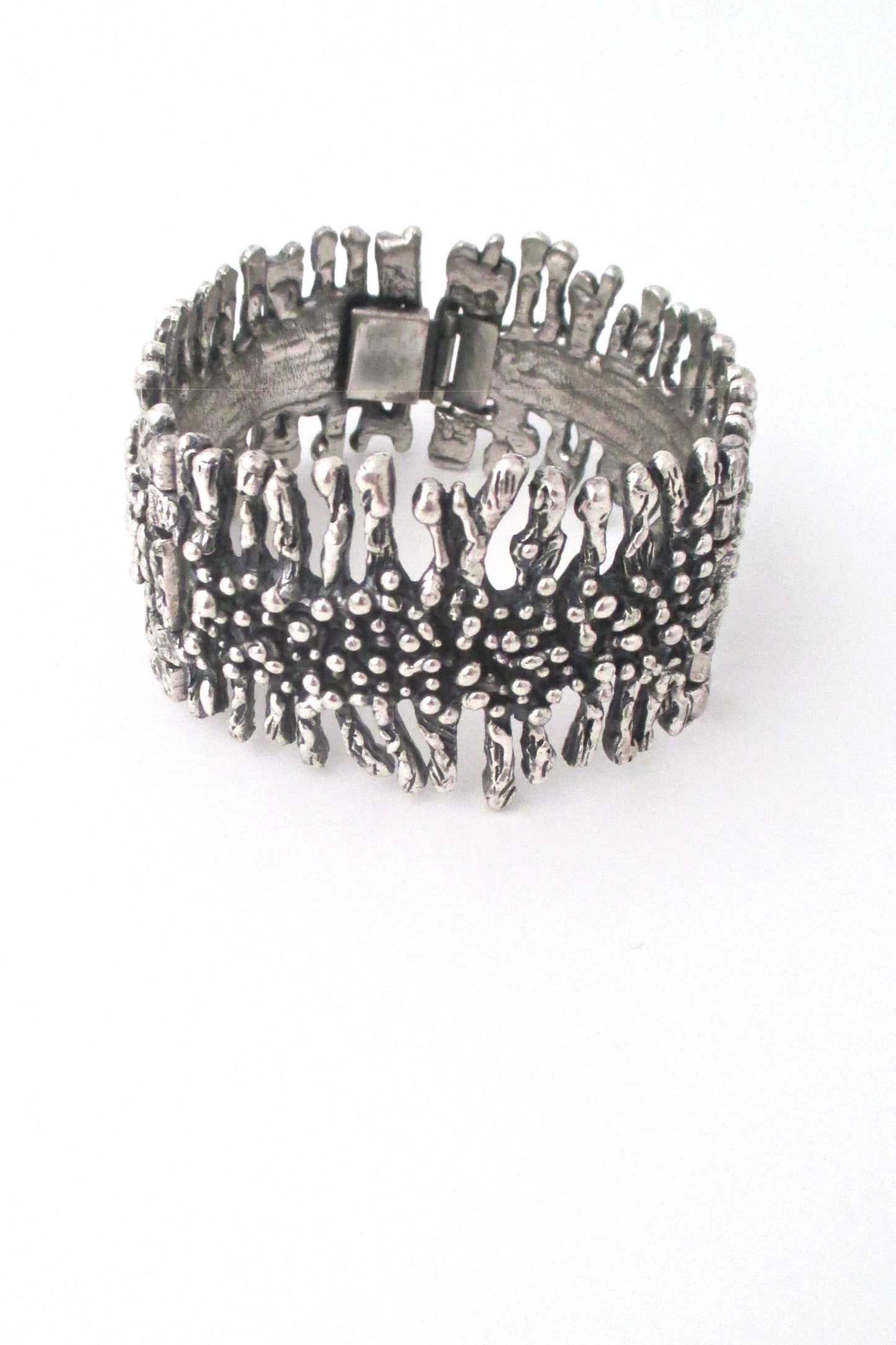 Guy Vidal sculptural hinged bracelet