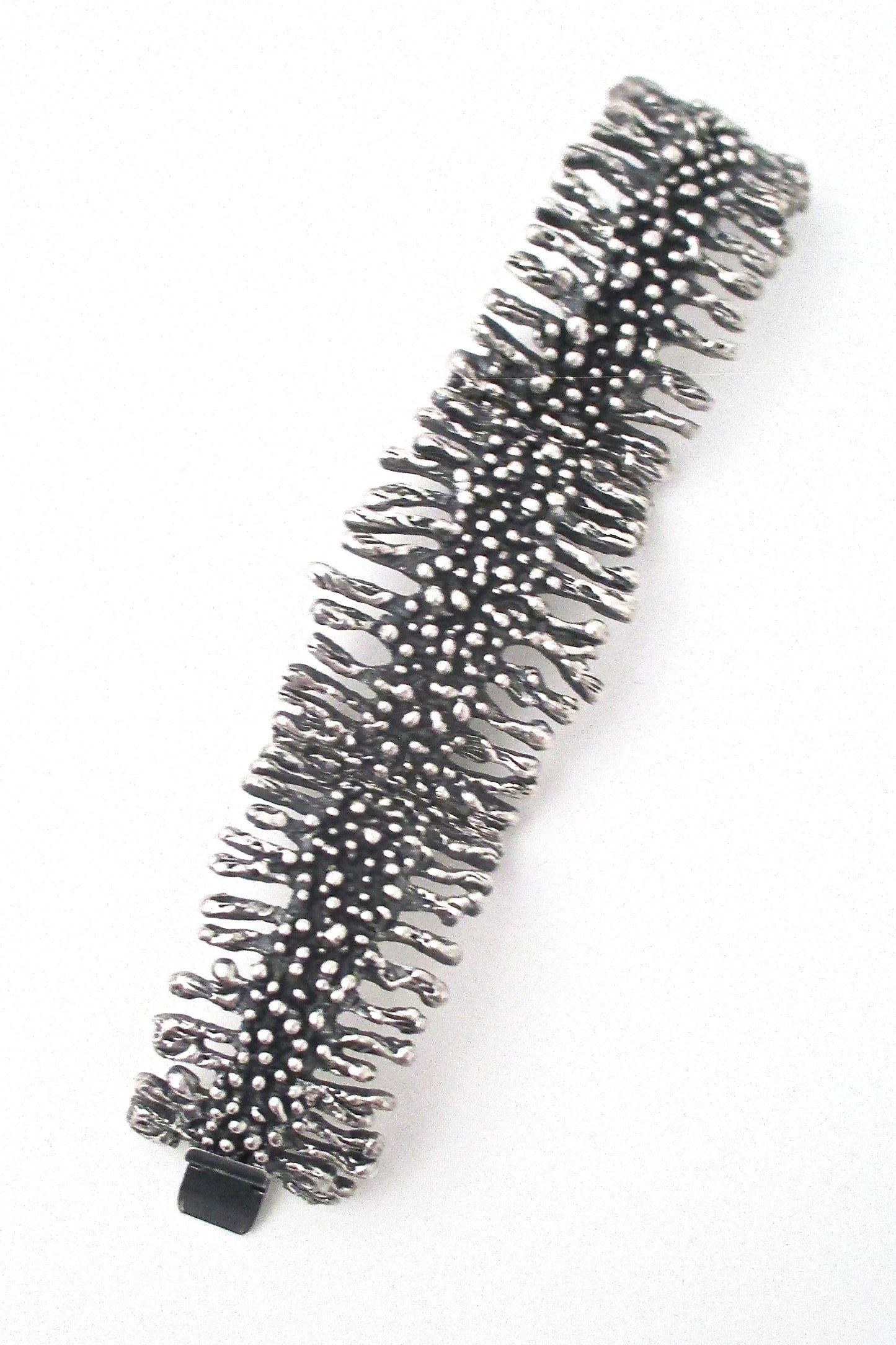 Guy Vidal sculptural hinged bracelet