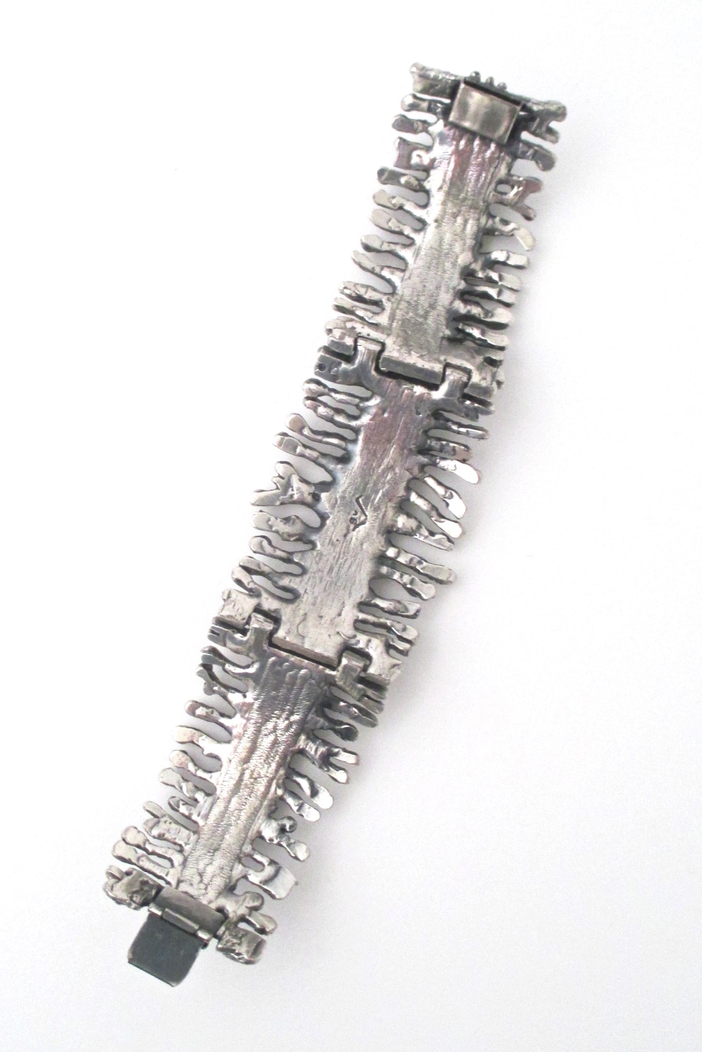 Guy Vidal sculptural hinged bracelet