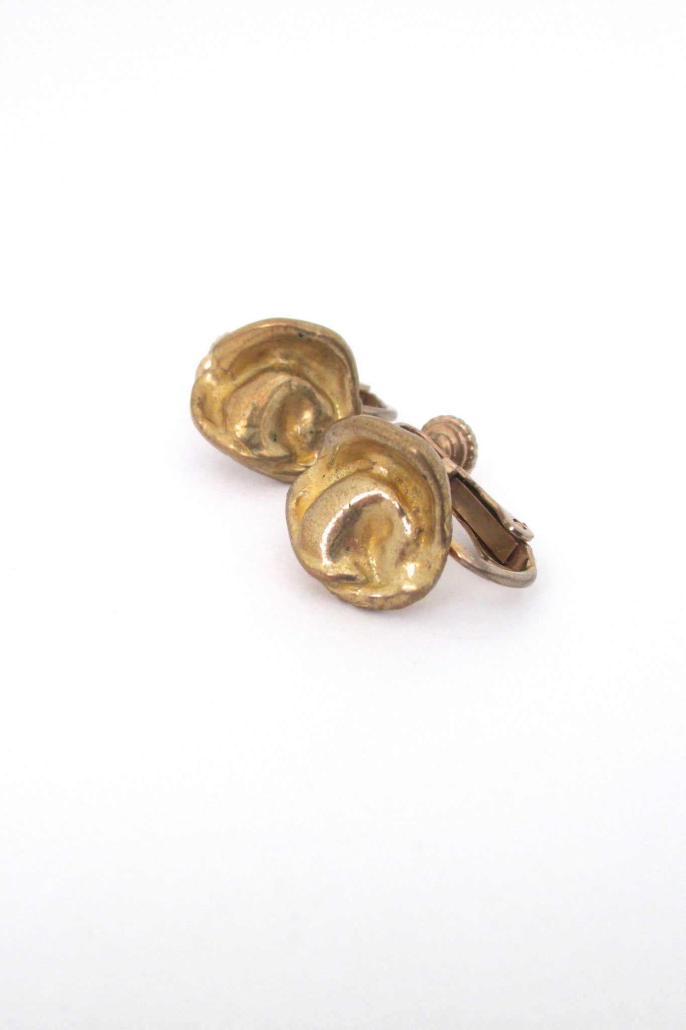 Anne Dick bronze earrings - 4 pairs