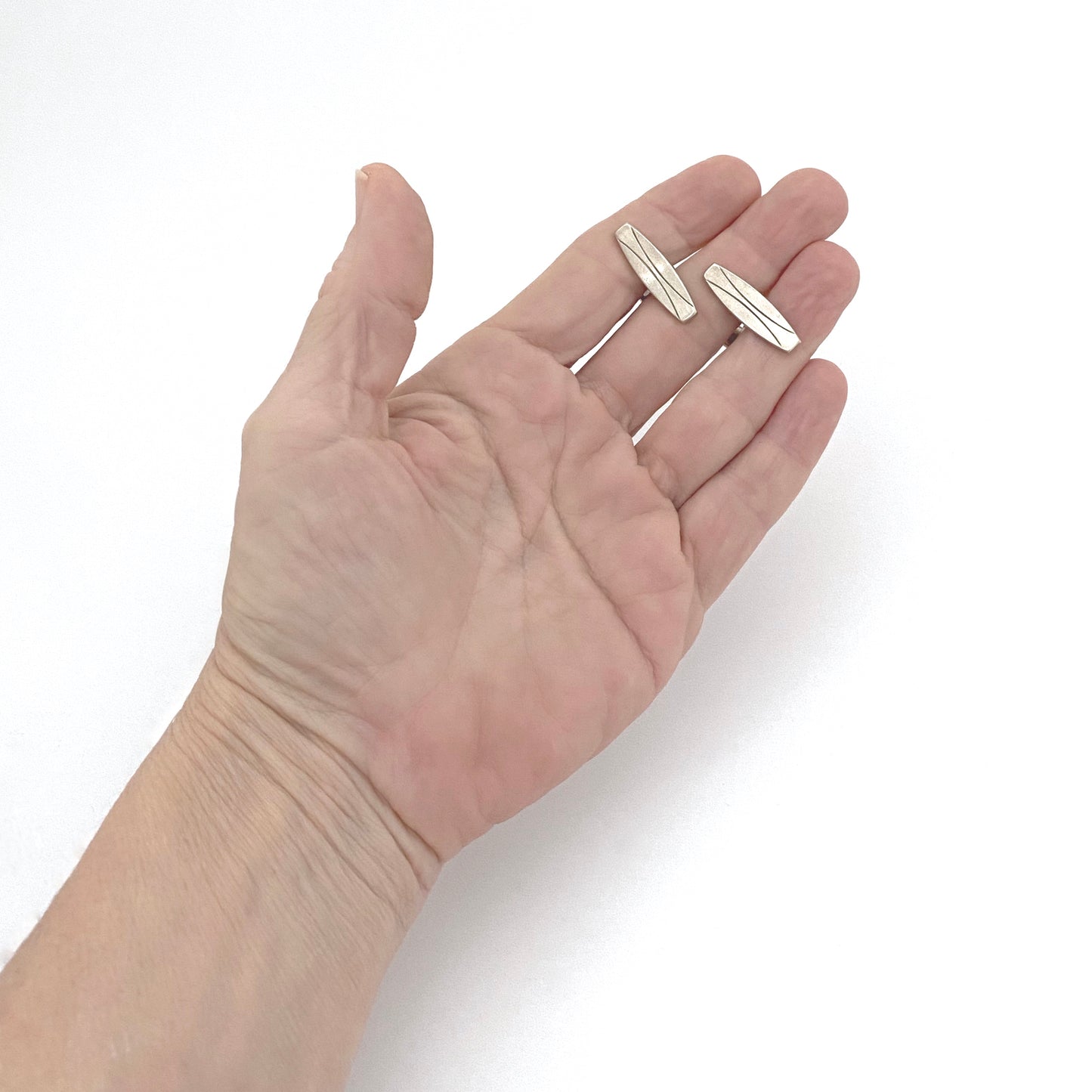 vintage silver cufflinks ~ Palle Bisgaard