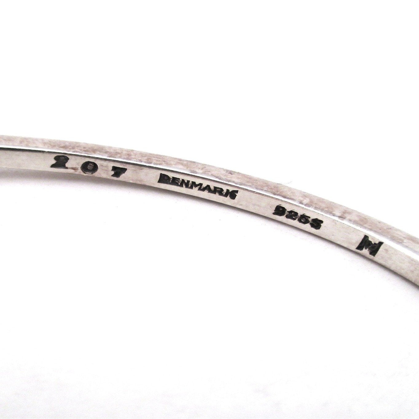 Hans Hansen silver 'spheres' bangle bracelet #207