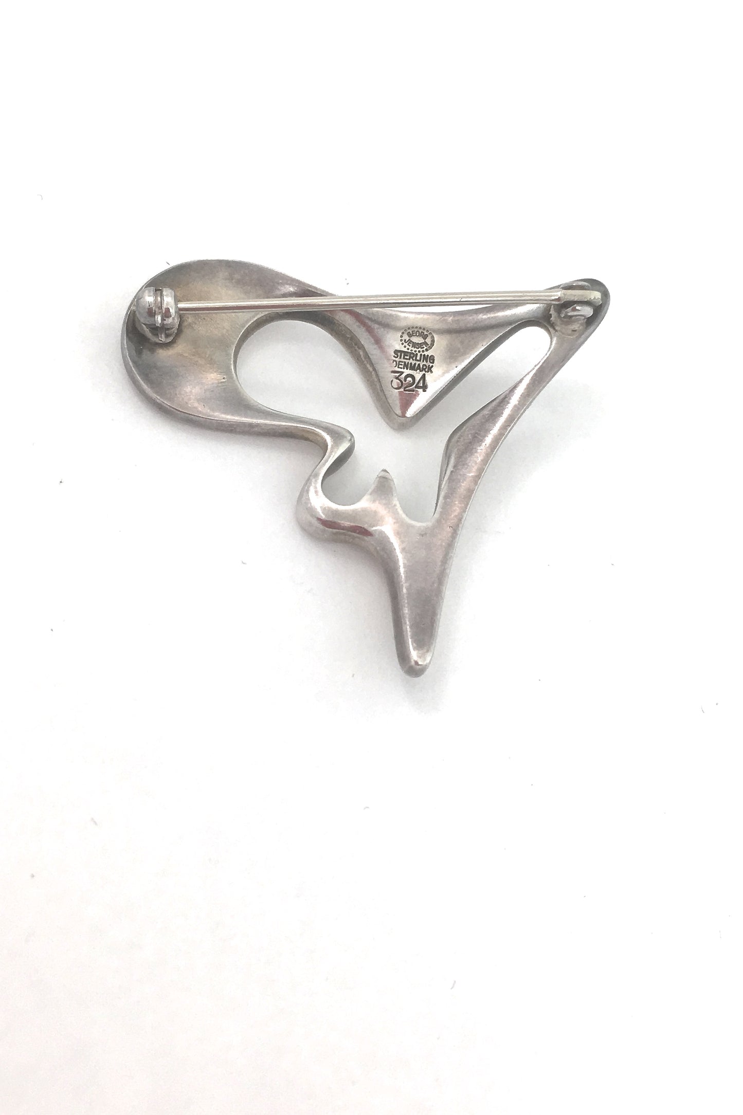 Georg Jensen silver brooch #324 - Henning Koppel