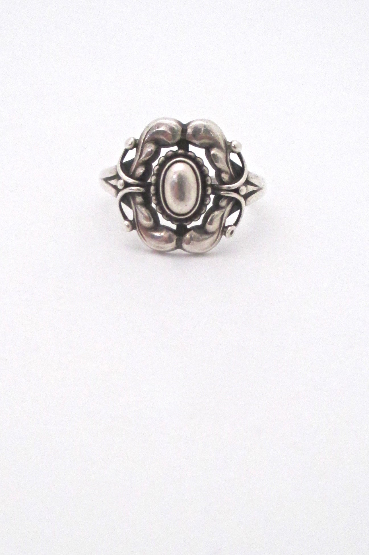 Georg Jensen Denmark vintage silver ring 39 Scandinavian design