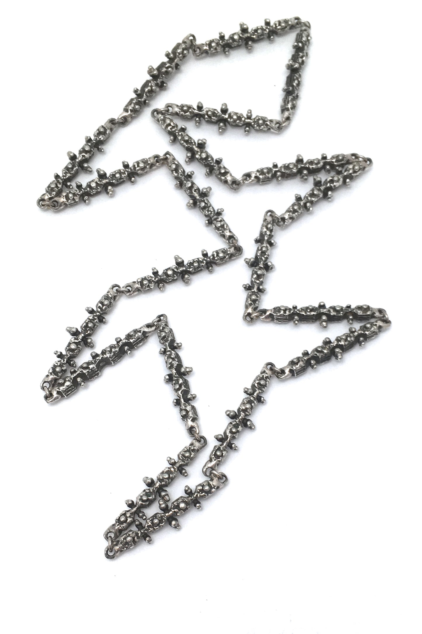 Guy Vidal 'knobbly' long link chain