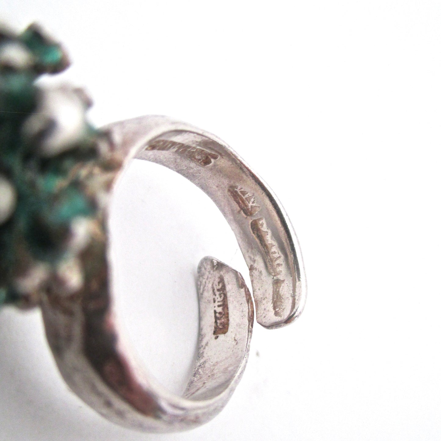 David Andersen silver & enamel ring ~ Karl Jorgen Otteren