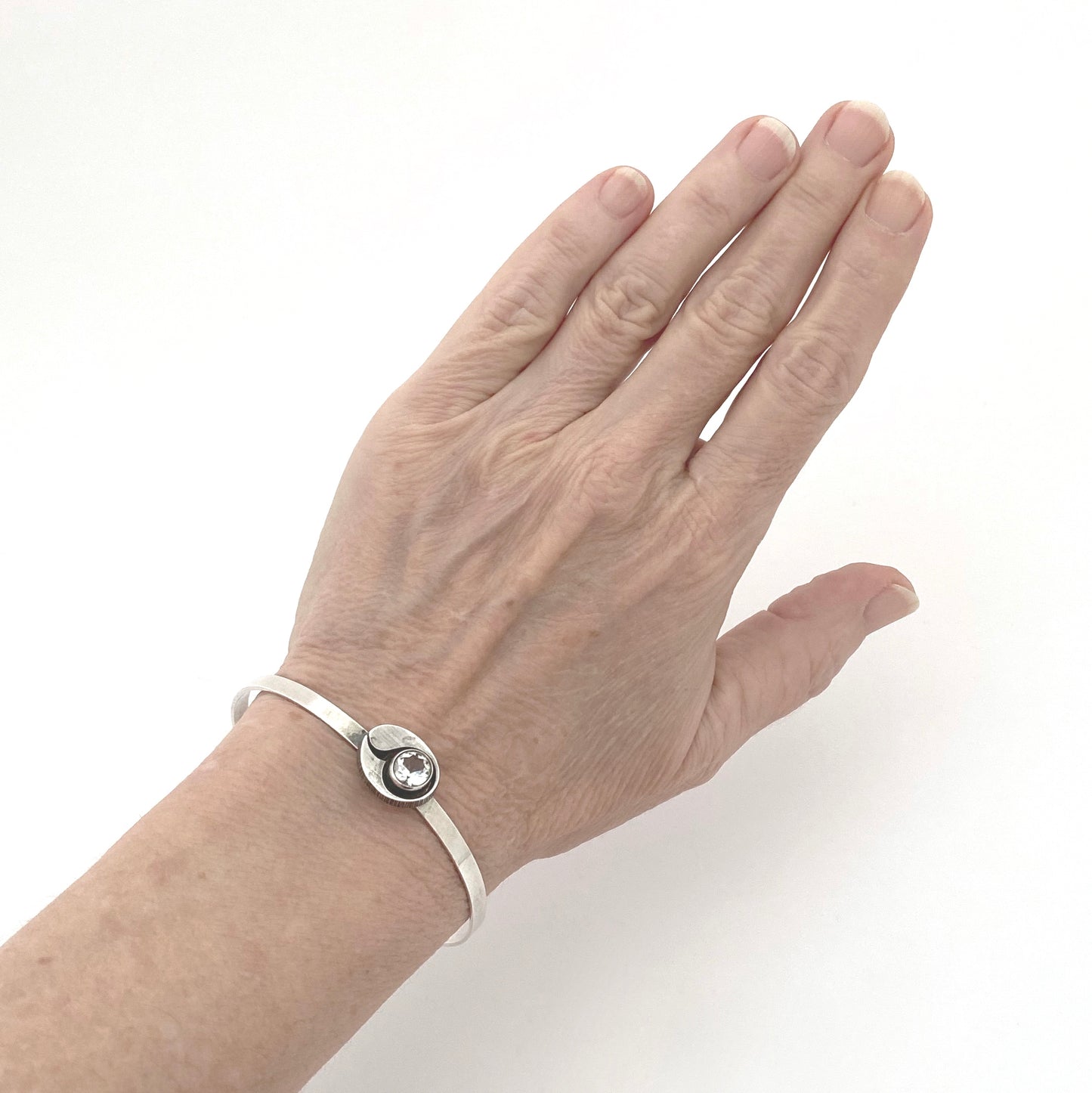 Sten and Laine silver & rock crystal bracelet