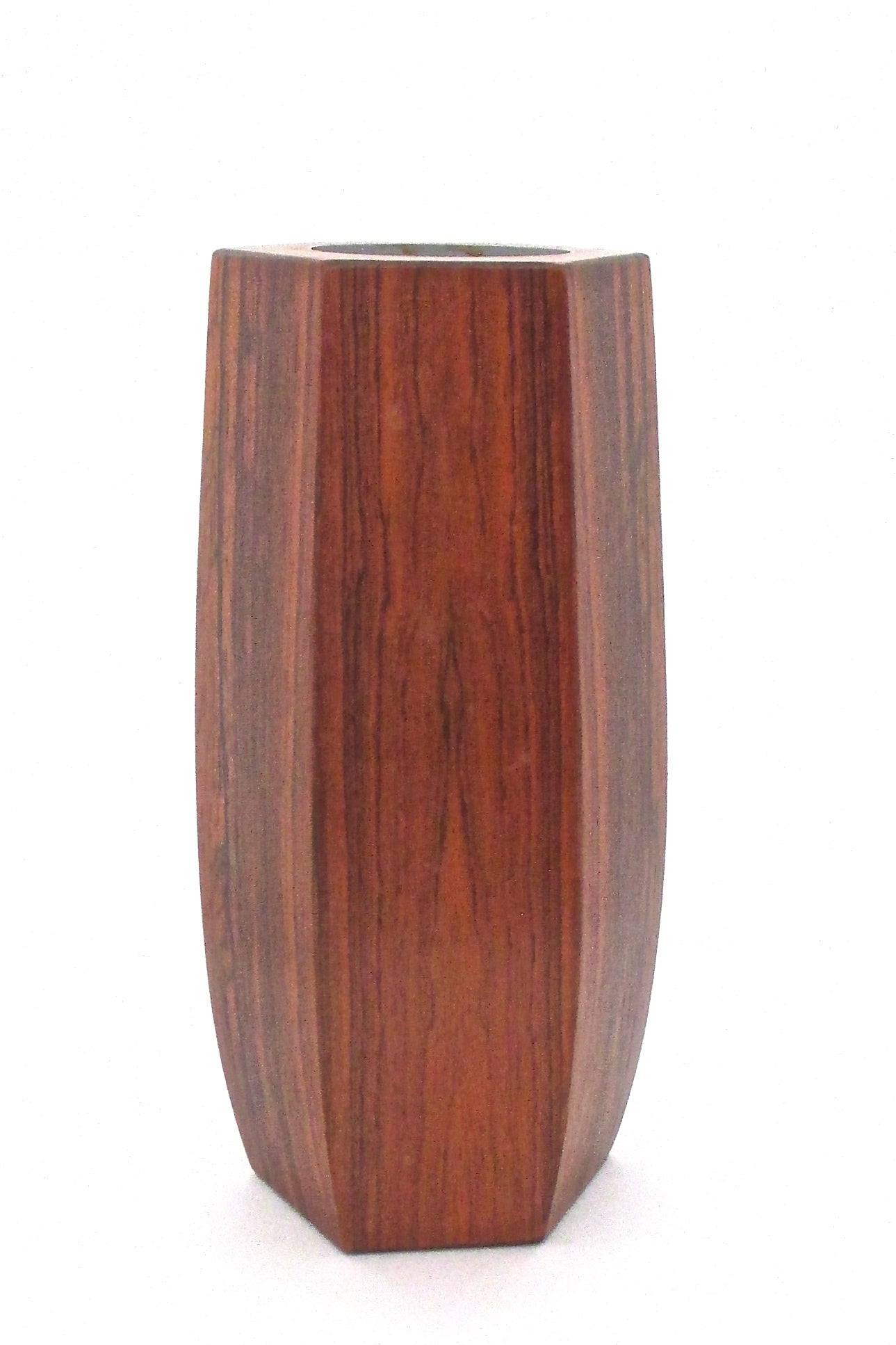 rosewood hexagonal vase - Denmark