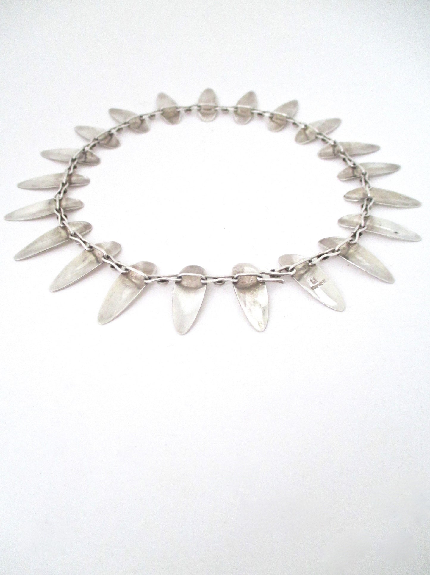 Arne Johansen 'silver leaves' choker