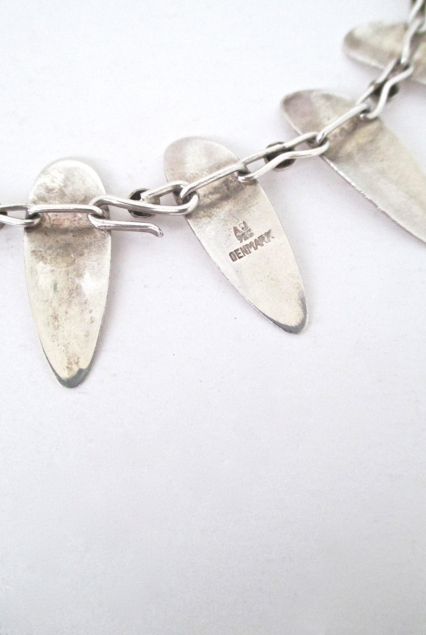 Arne Johansen 'silver leaves' choker
