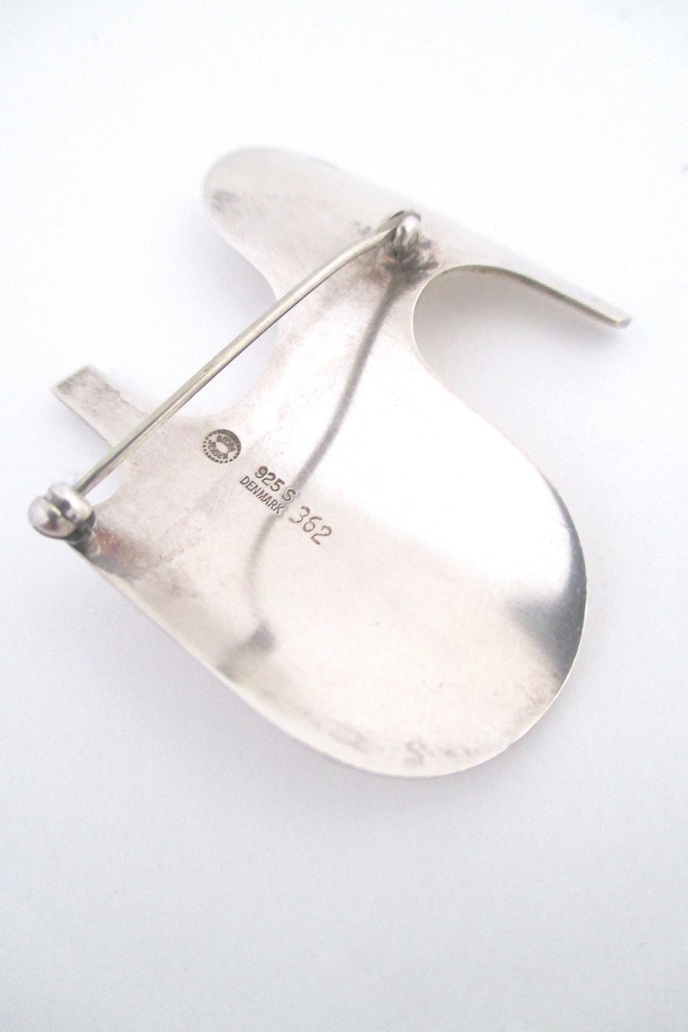 Georg Jensen modernist brooch #362 by Ibe Dahlquist