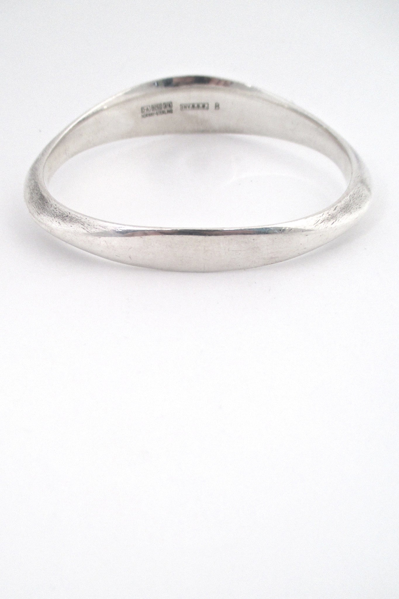 David-Andersen heavy silver bangle by Bjorn Sigurd Ostern
