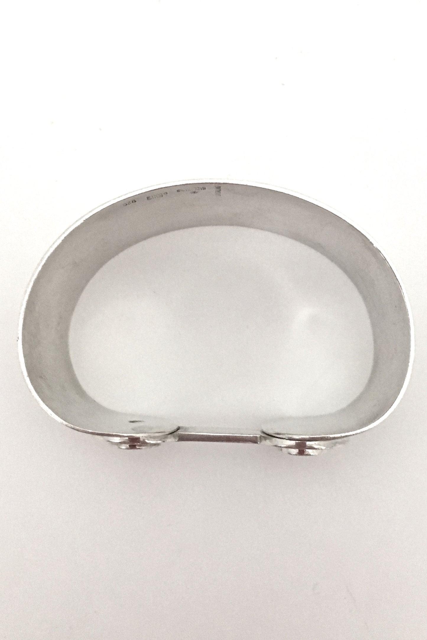 Puig Doria heavy silver hook bracelet