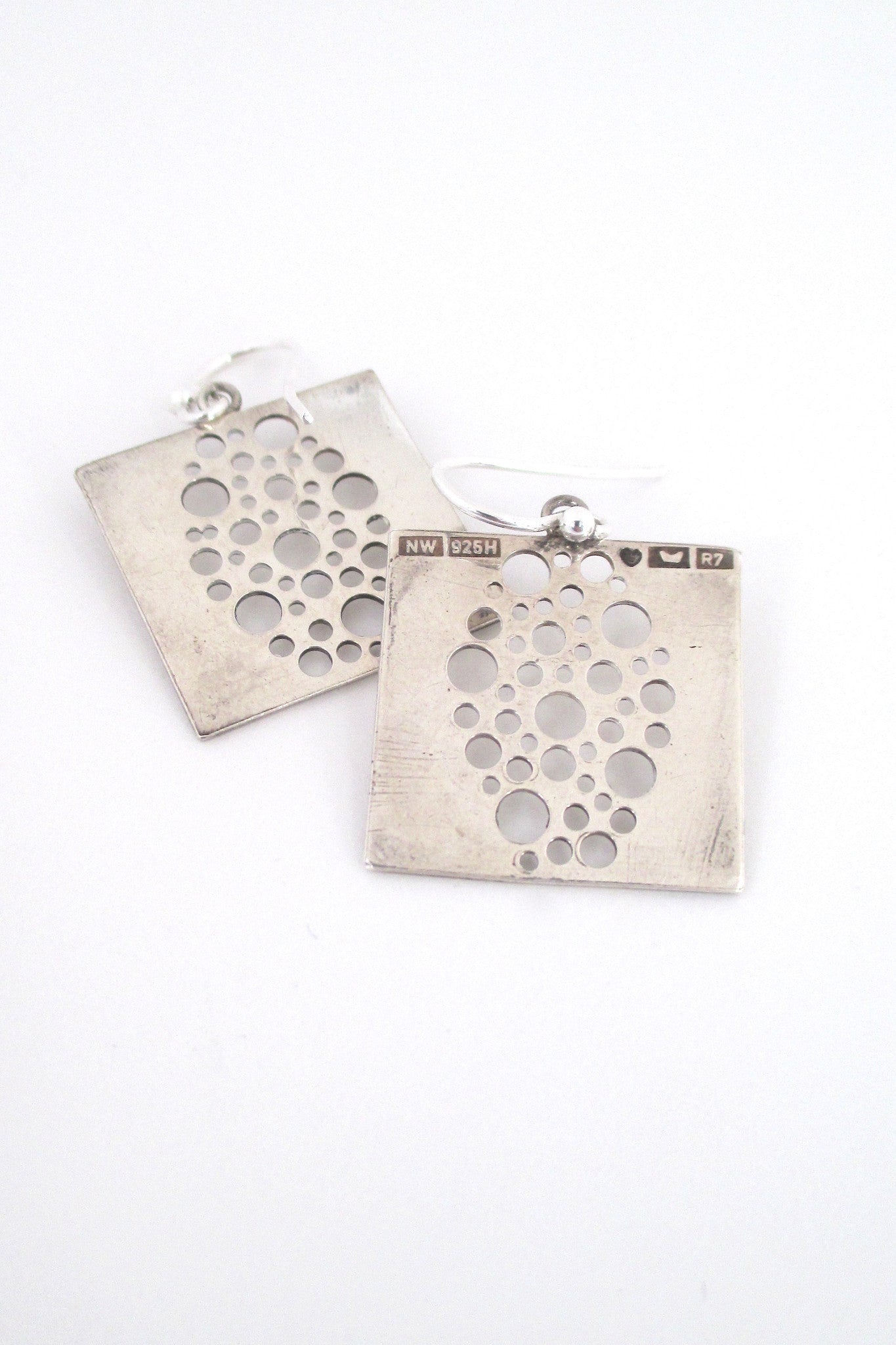 Liisa Vitali square drop earrings