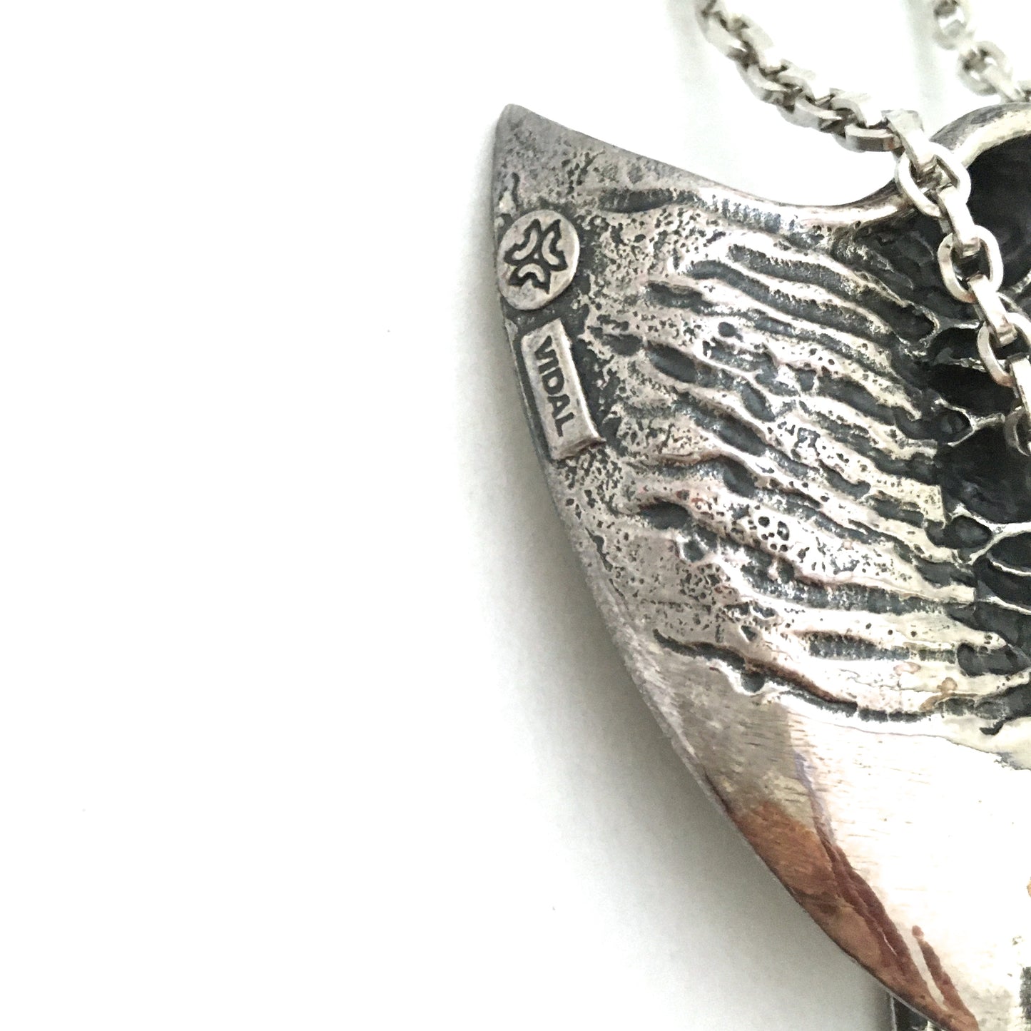 Guy Vidal large abstract woman kinetic pendant necklace ~ rare