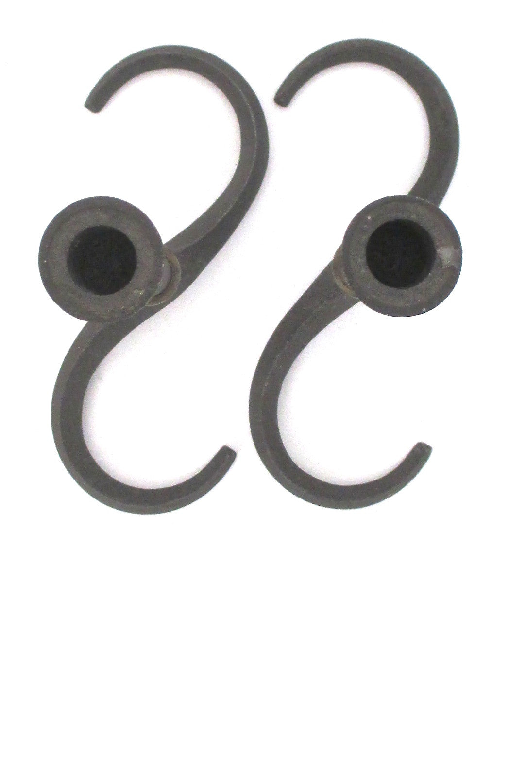 top Dansk Denmark early cast iron S candle holders by Jens Quistgaard