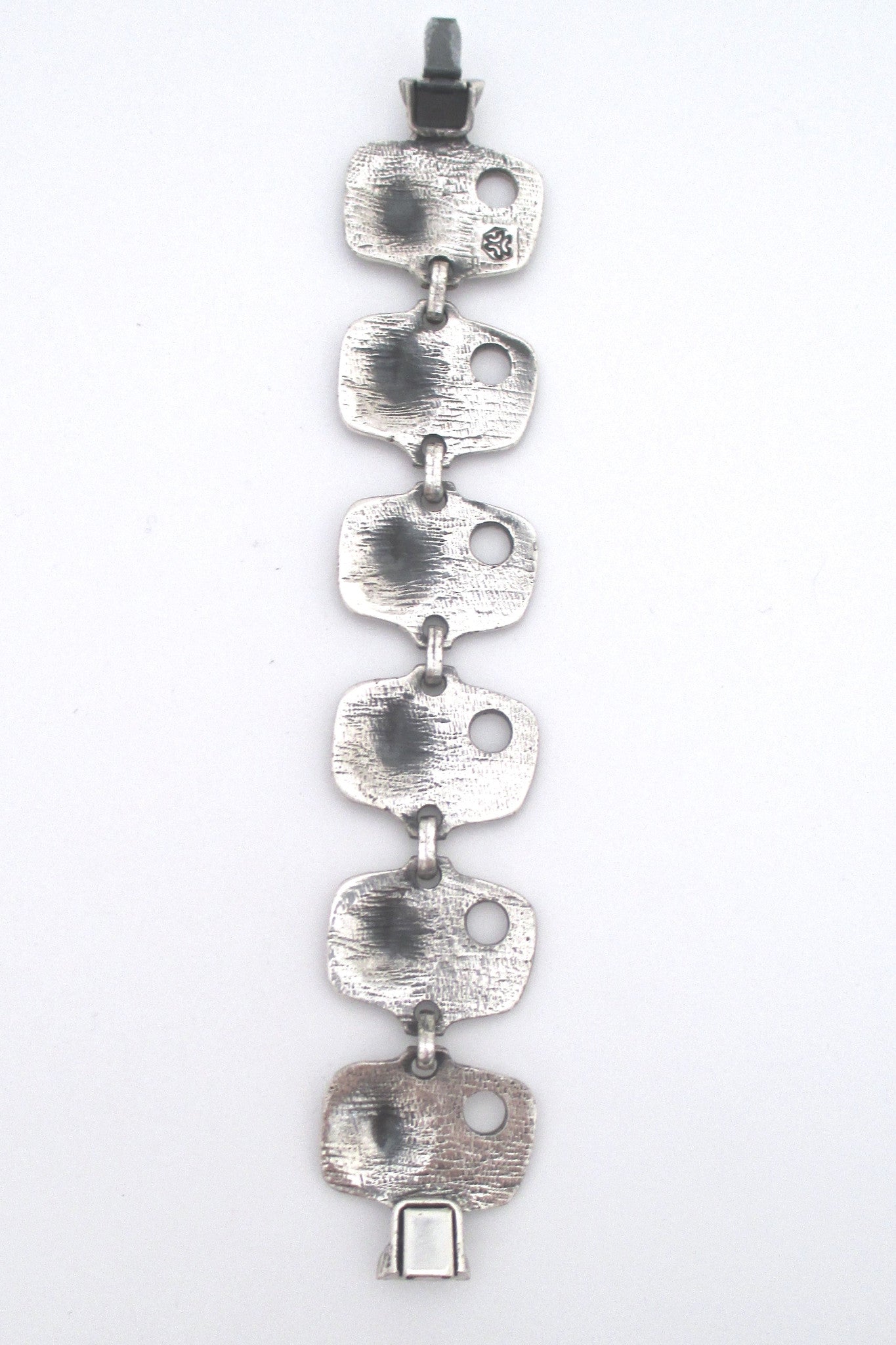 Guy Vidal panel link 'volcano' bracelet