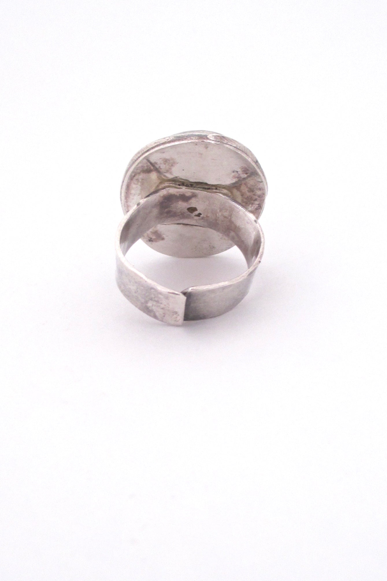 Rafael Canada sterling ring - clear red