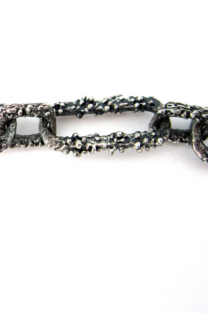 Guy Vidal Canada large textured link chain