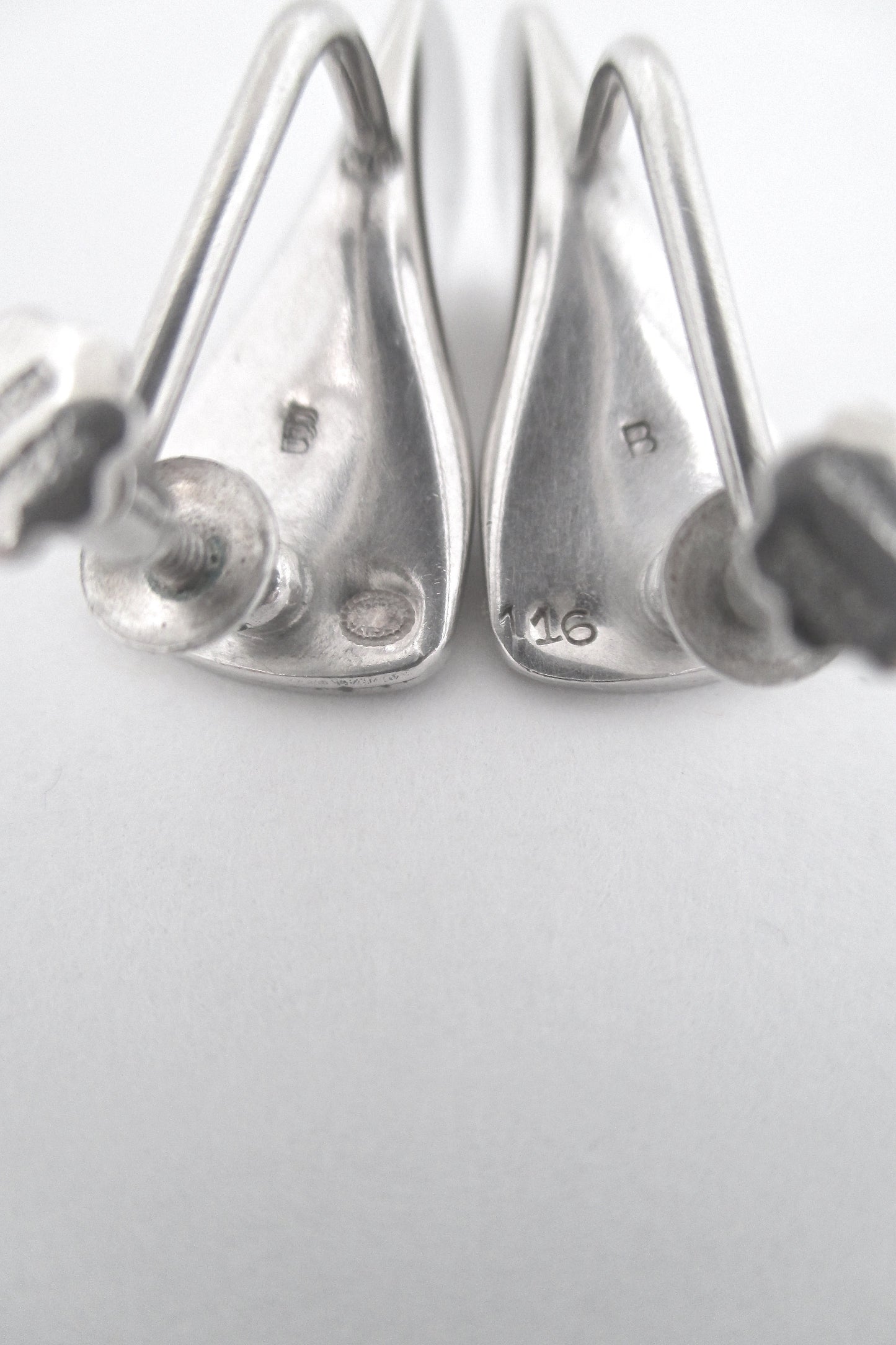 Georg Jensen earrings # 116B by Edvard Kindt-Larsen
