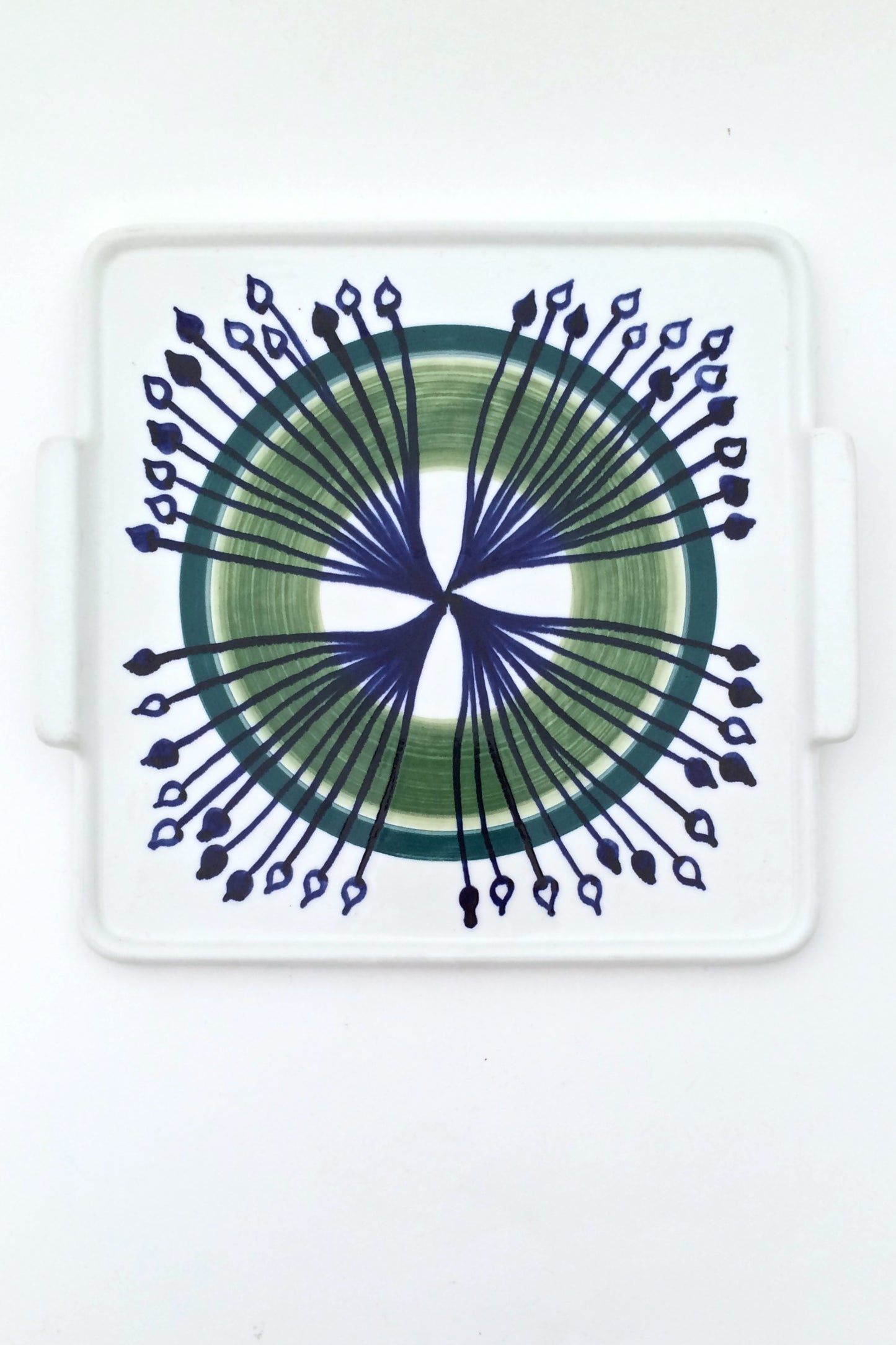 Arabia hand decorated ceramic platter / tray