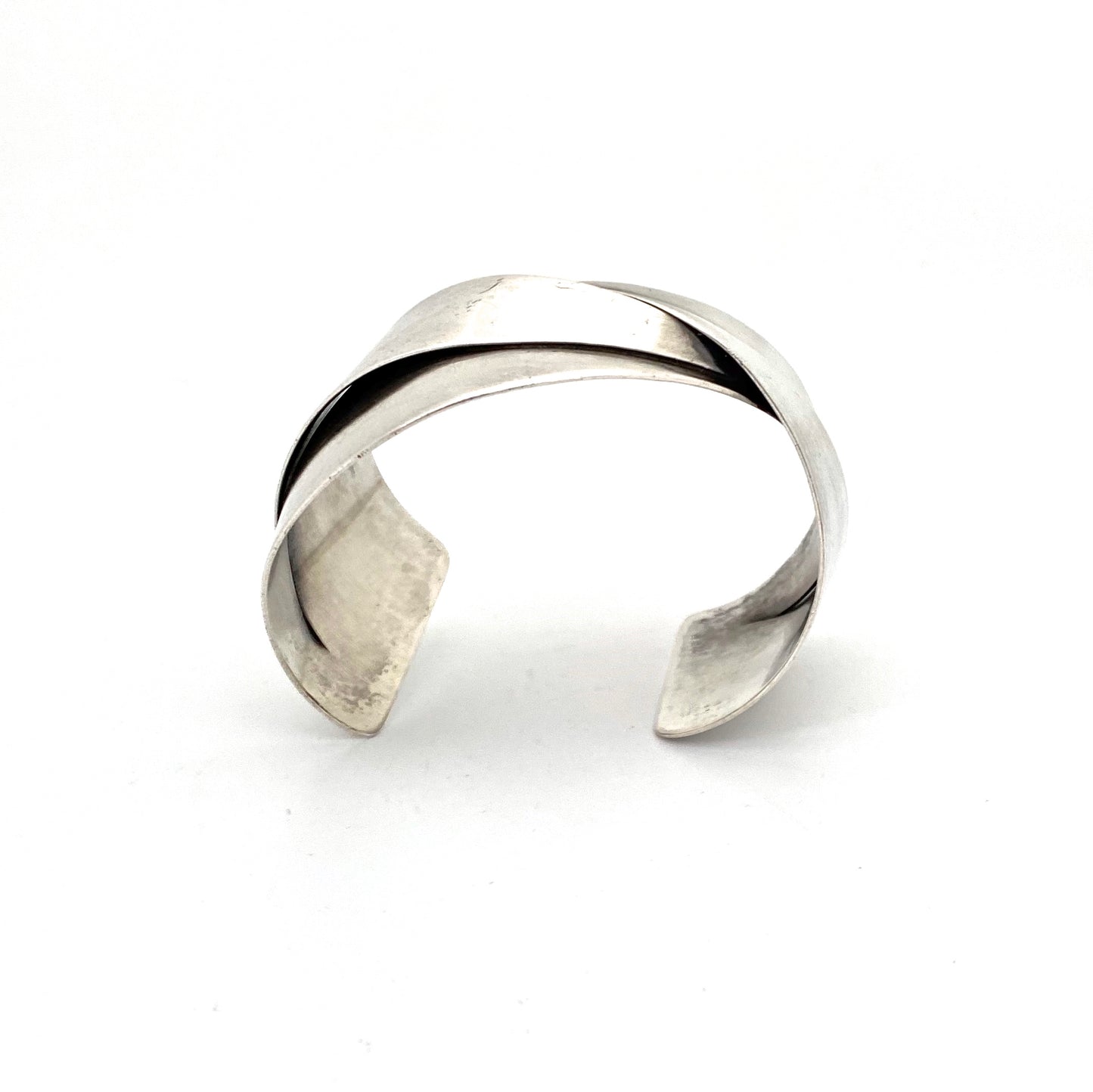 ORB ~ Otto Robert Bade ~ folded silver cuff bracelet