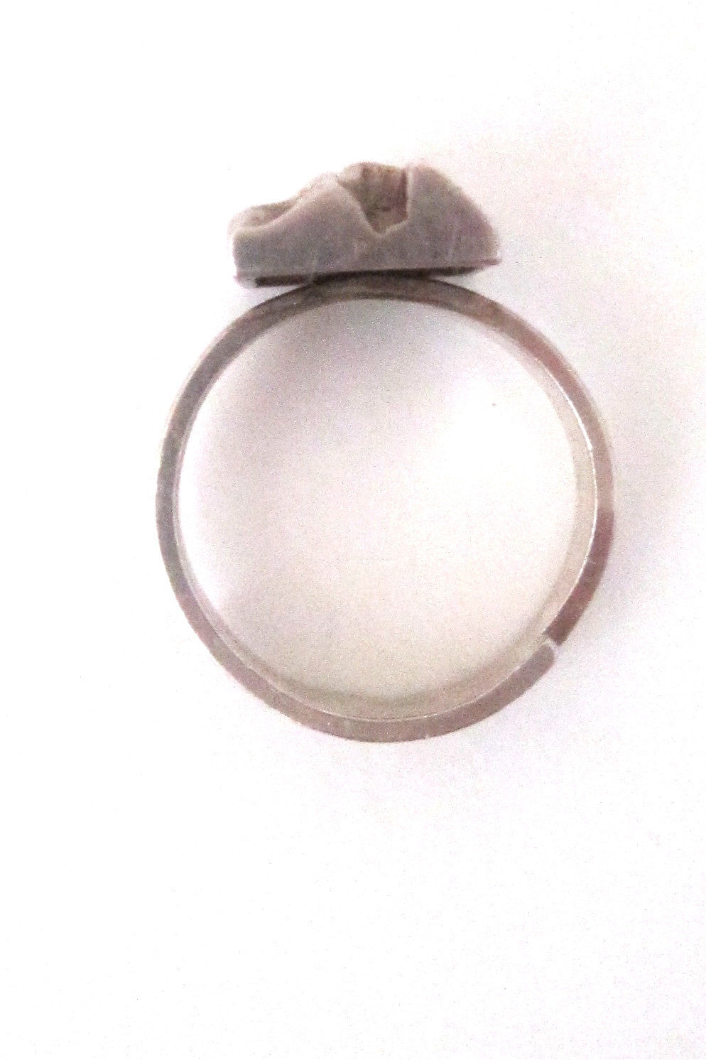 Matti Hyvarinen 'bark square' ring