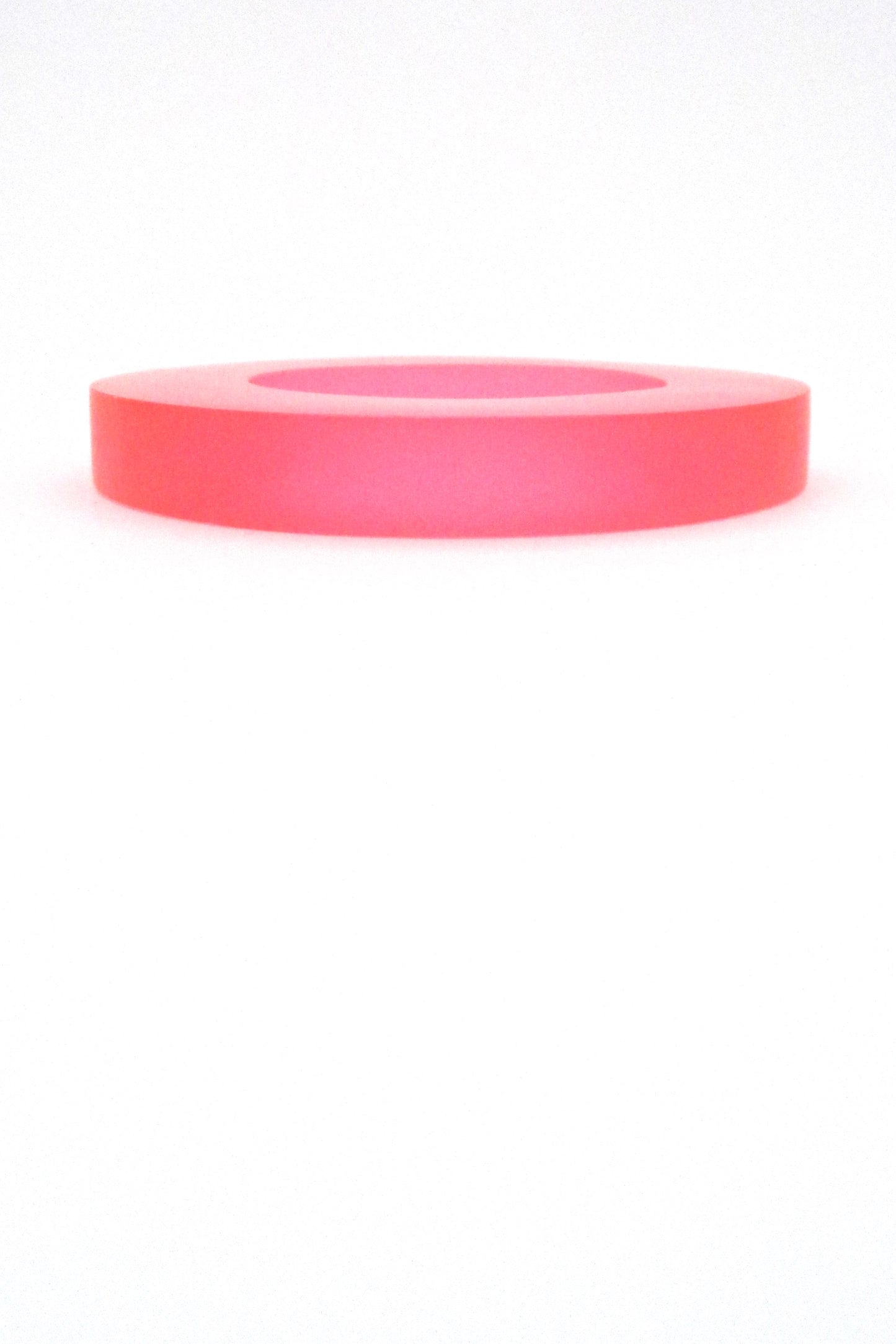 profile Martha Sturdy Canada vintage large clear bright pink resin bangle bracelet 1980s