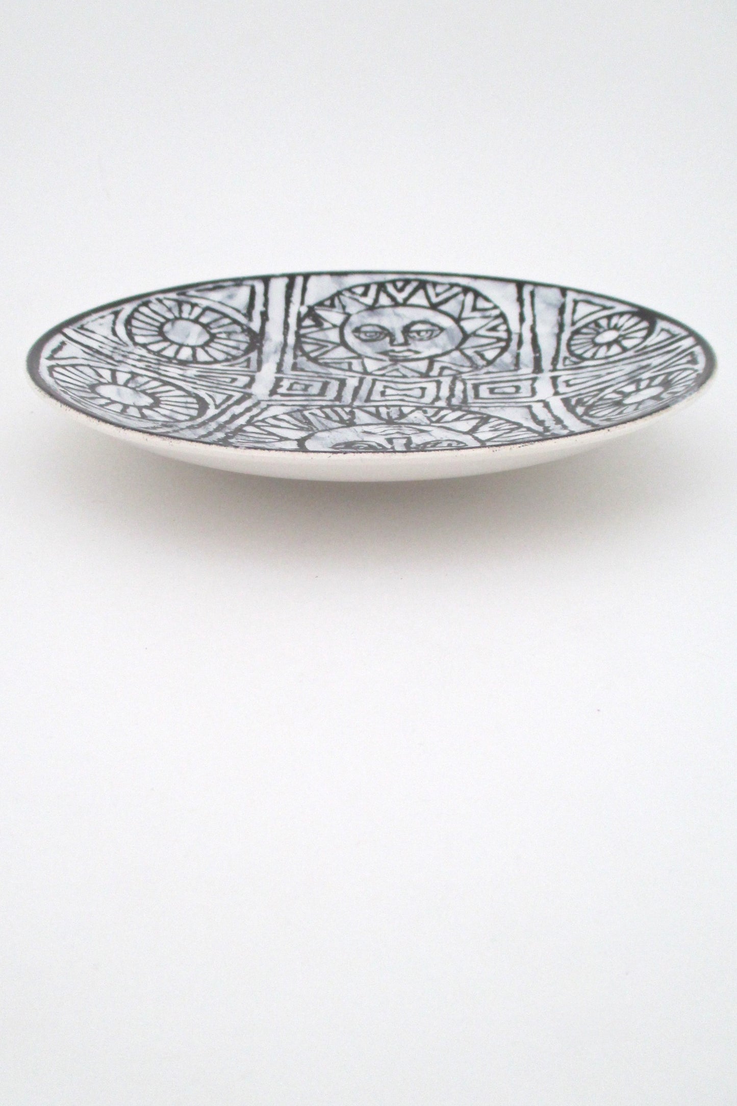 Poole Studio Sun Face dish by Tony Morris - rare
