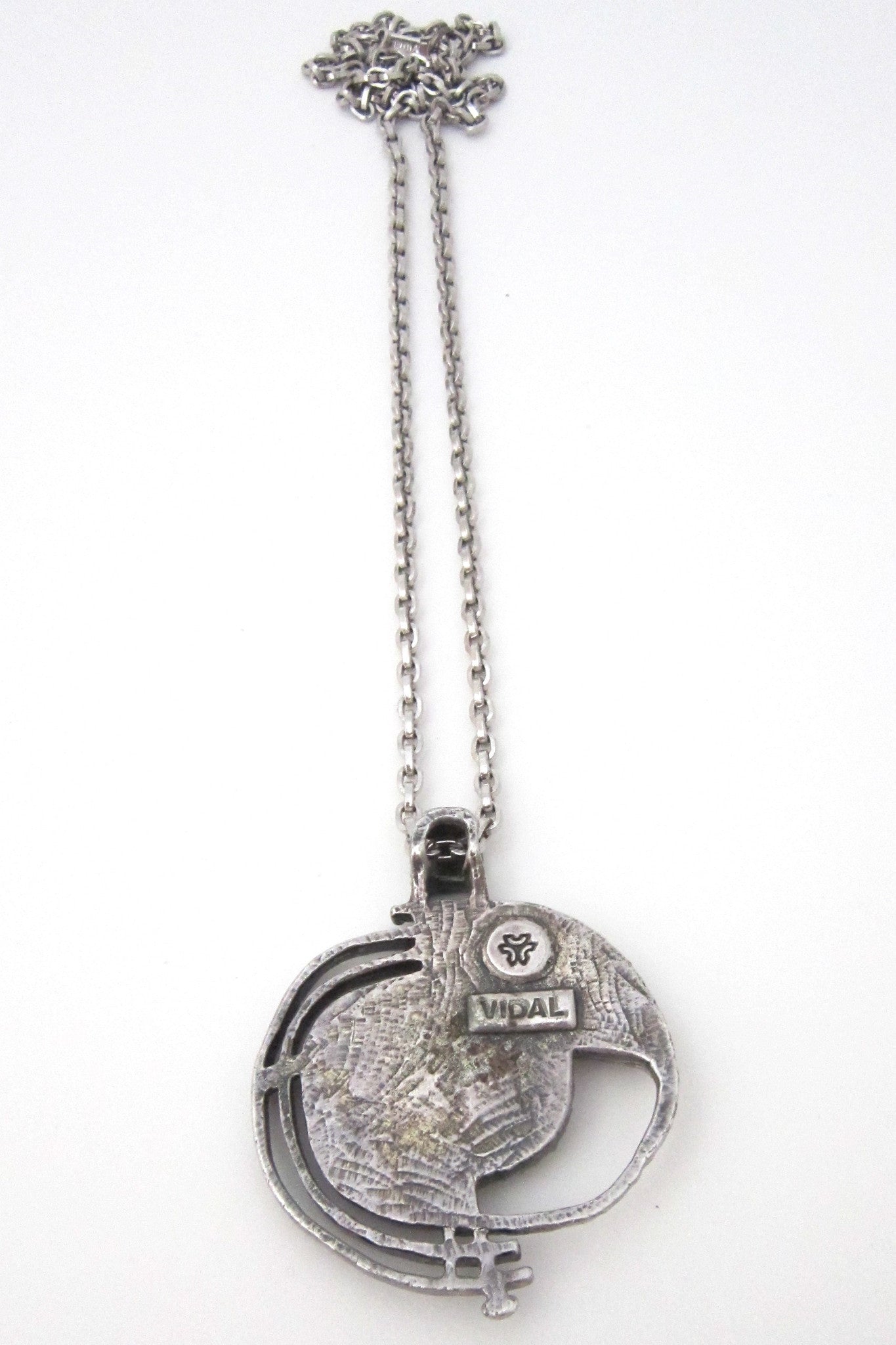 Guy Vidal openwork pendant