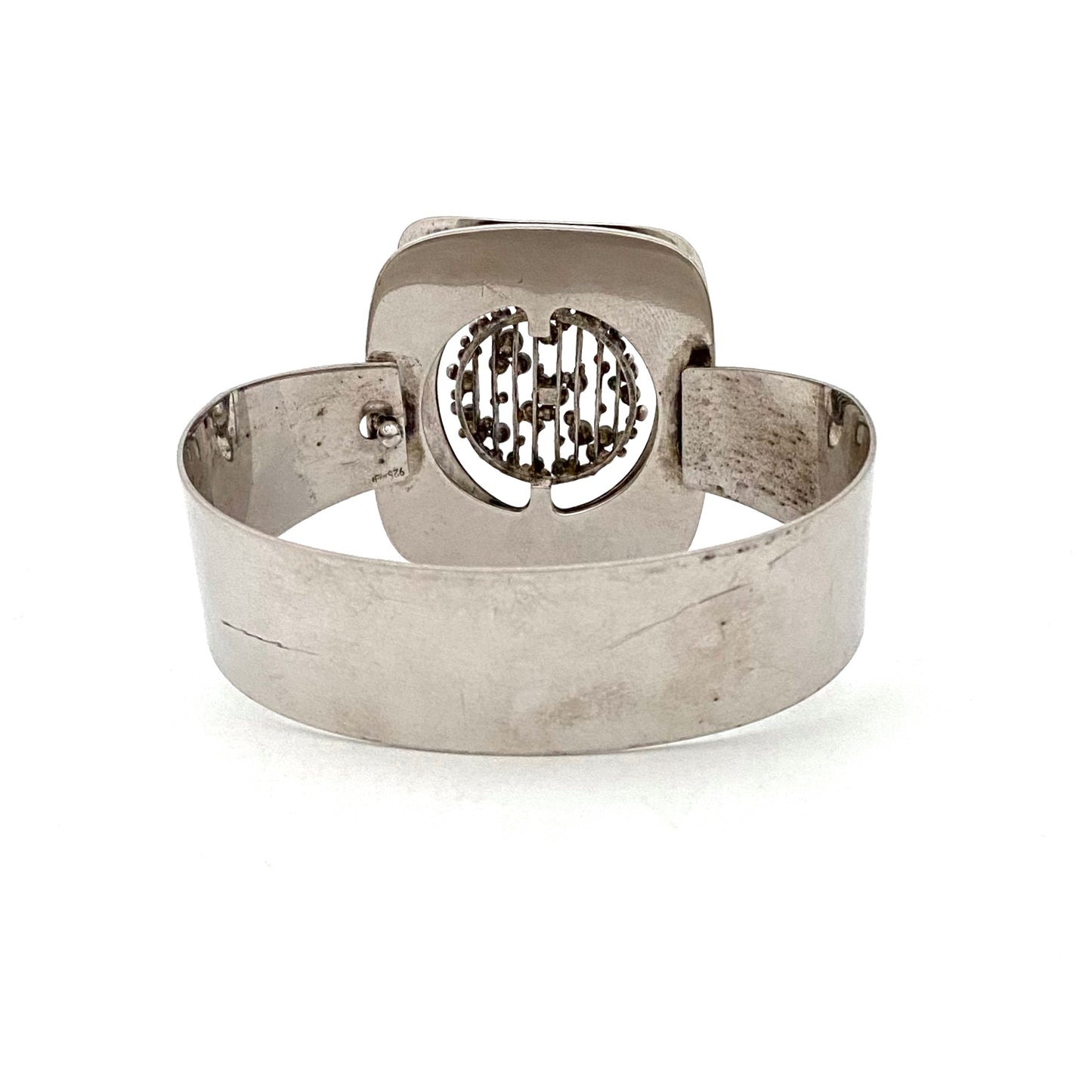 Kollmar & Jourdan Germany vintage silver hinged bracelet