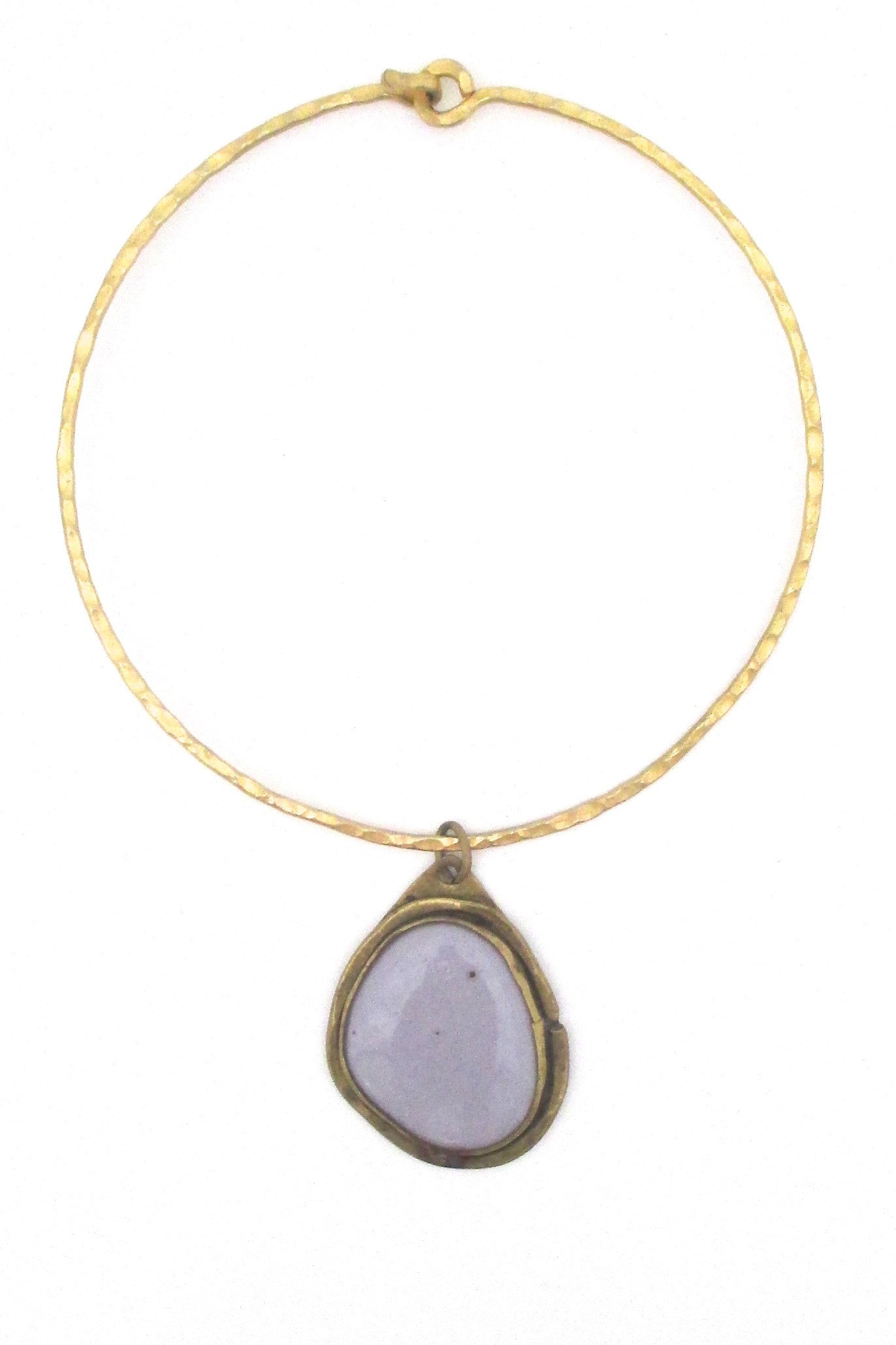 Rafael Canada large opaque mauve choker