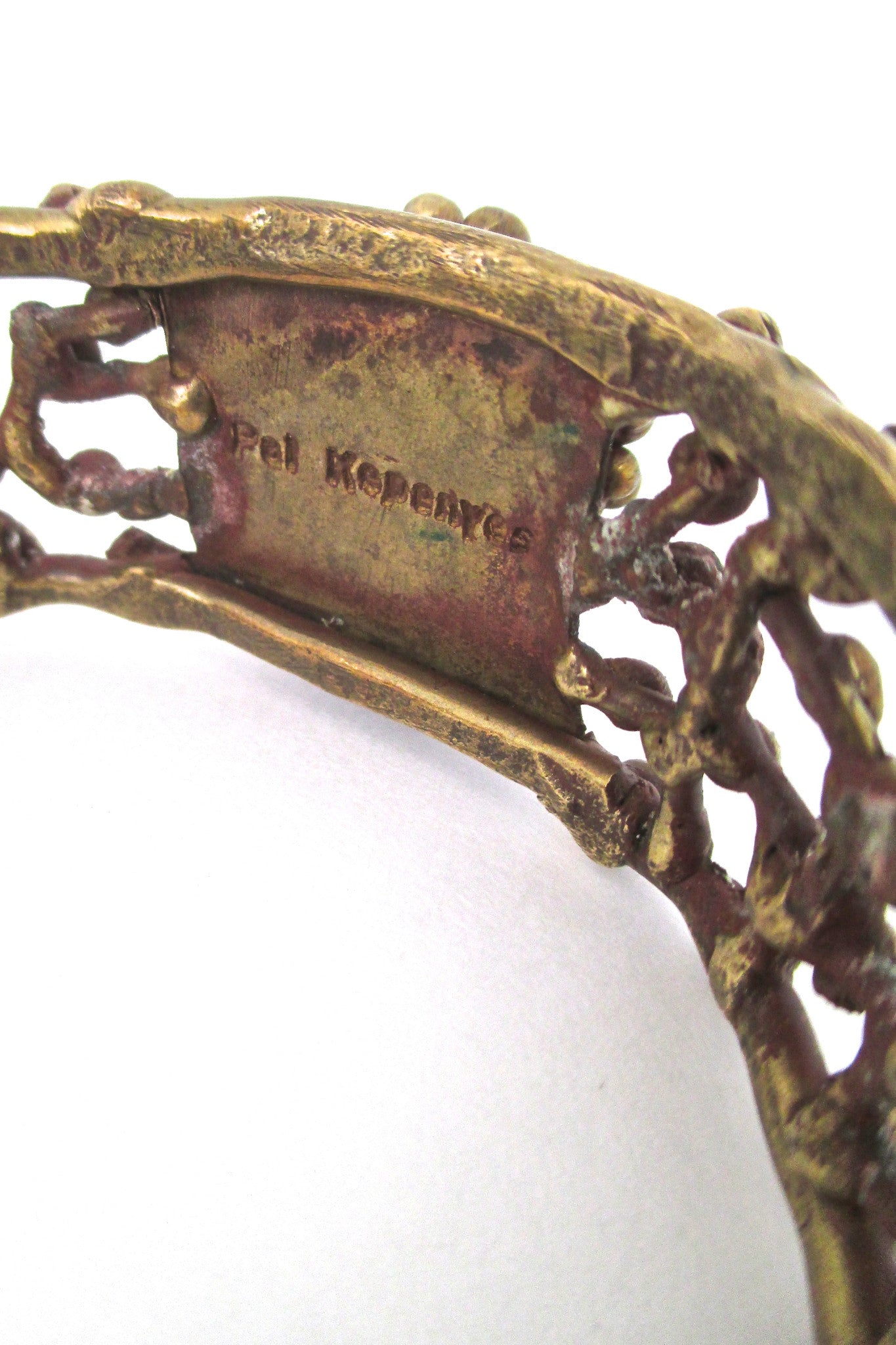 Pal Kepenyes signed cuff bracelet