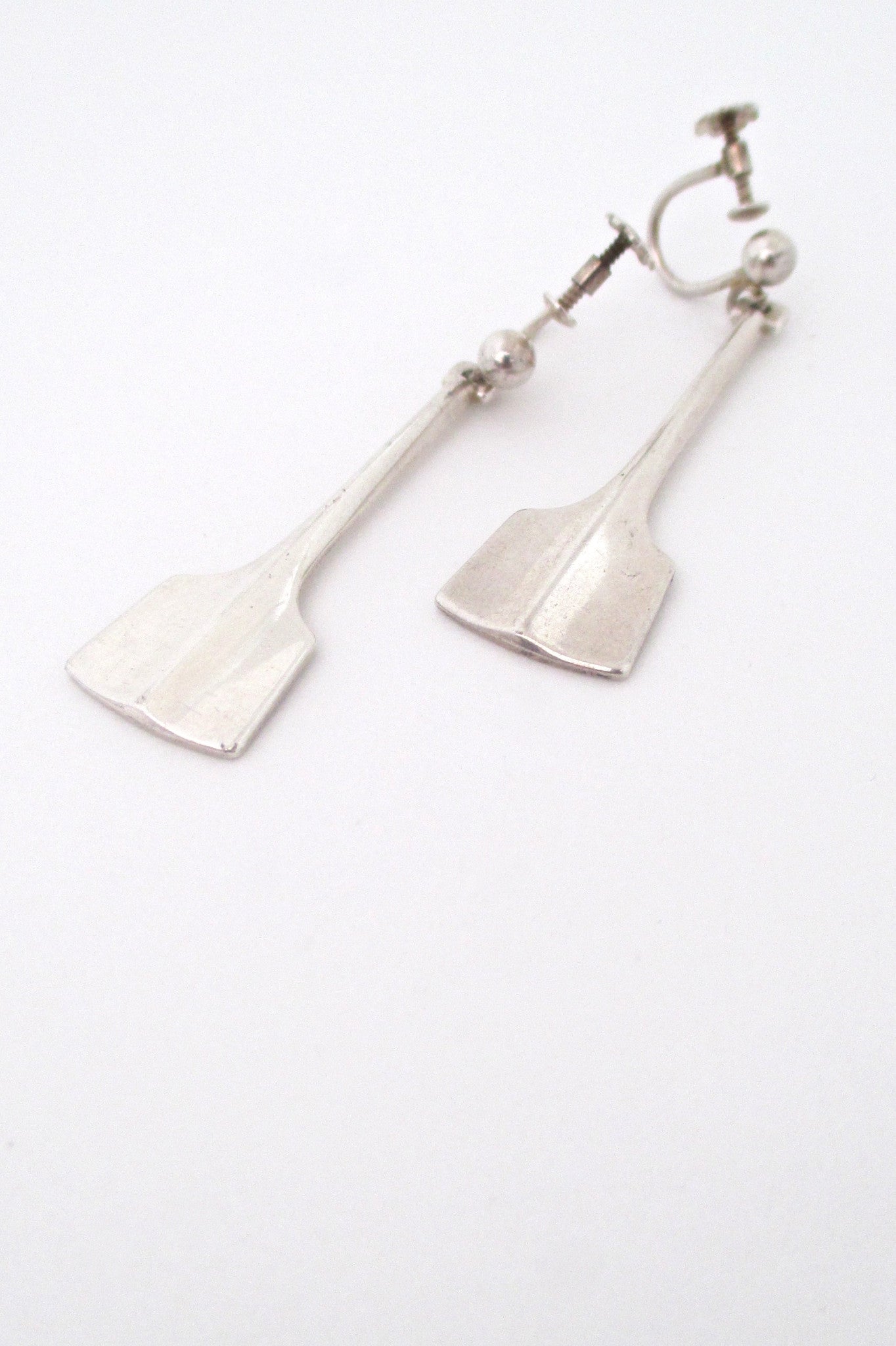 David-Andersen 'Thor's Hammer' drop earrings