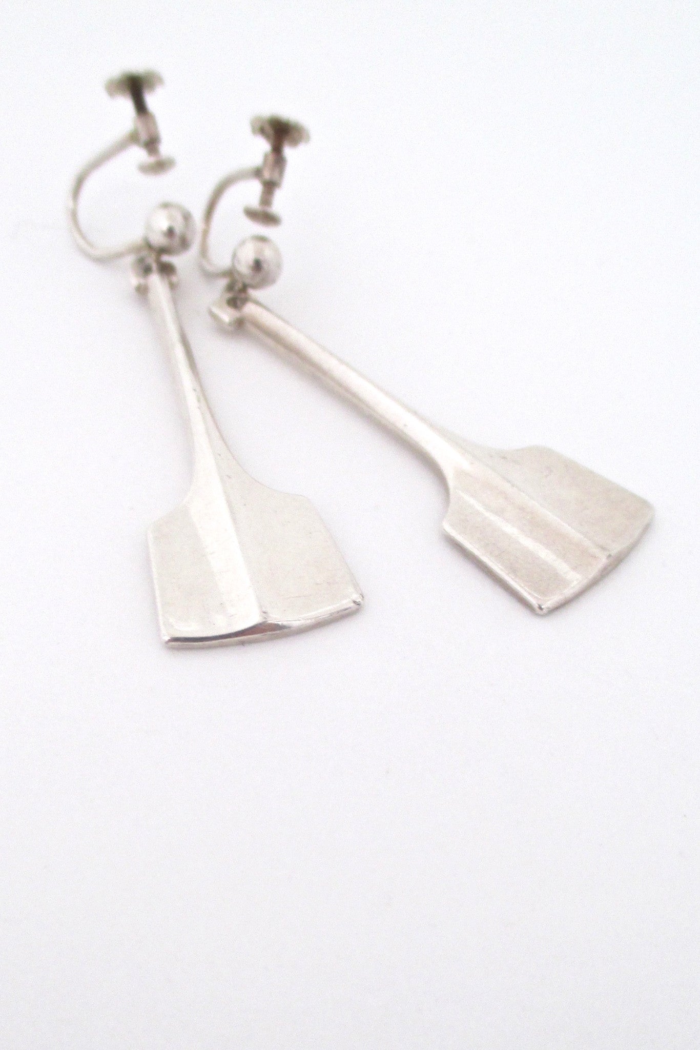 David Andersen Norway vintage silver drop earrings at Samantha Howard Vintage